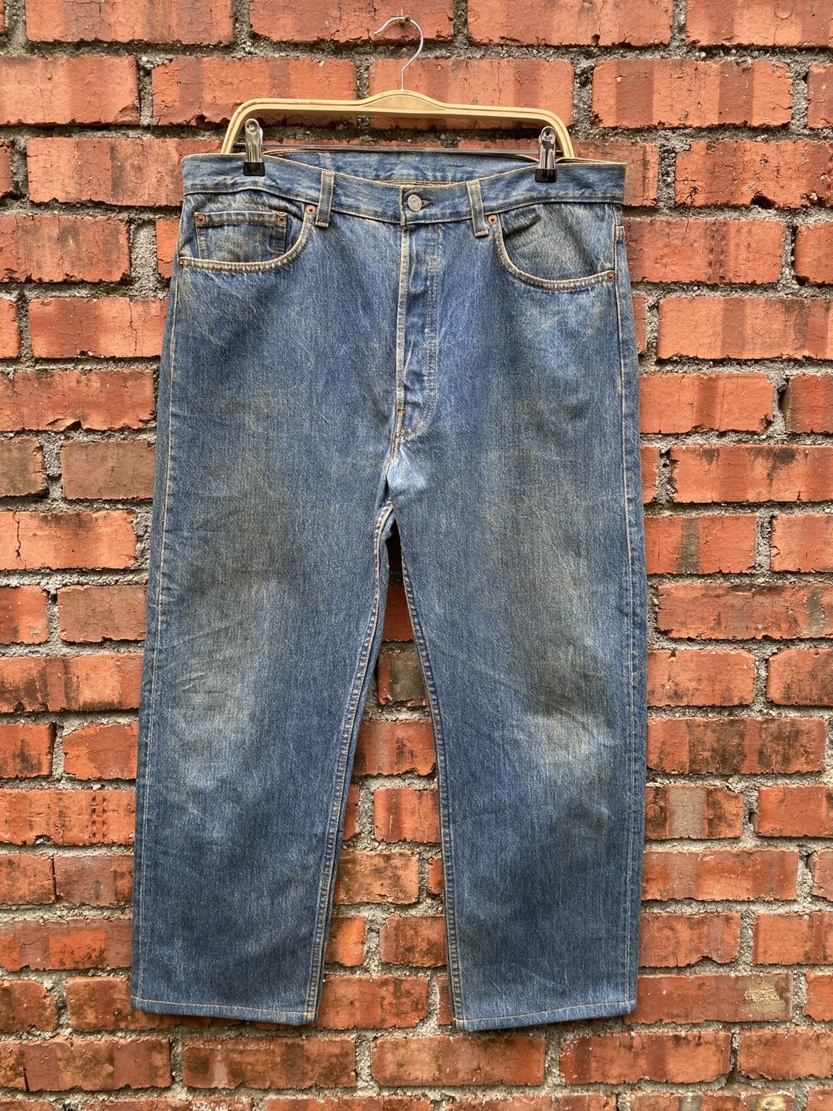 Levi's Vintage Clothing W37x27.5 Vintge levi's 501 made in usa Size US 37 - 1 Thumbnail