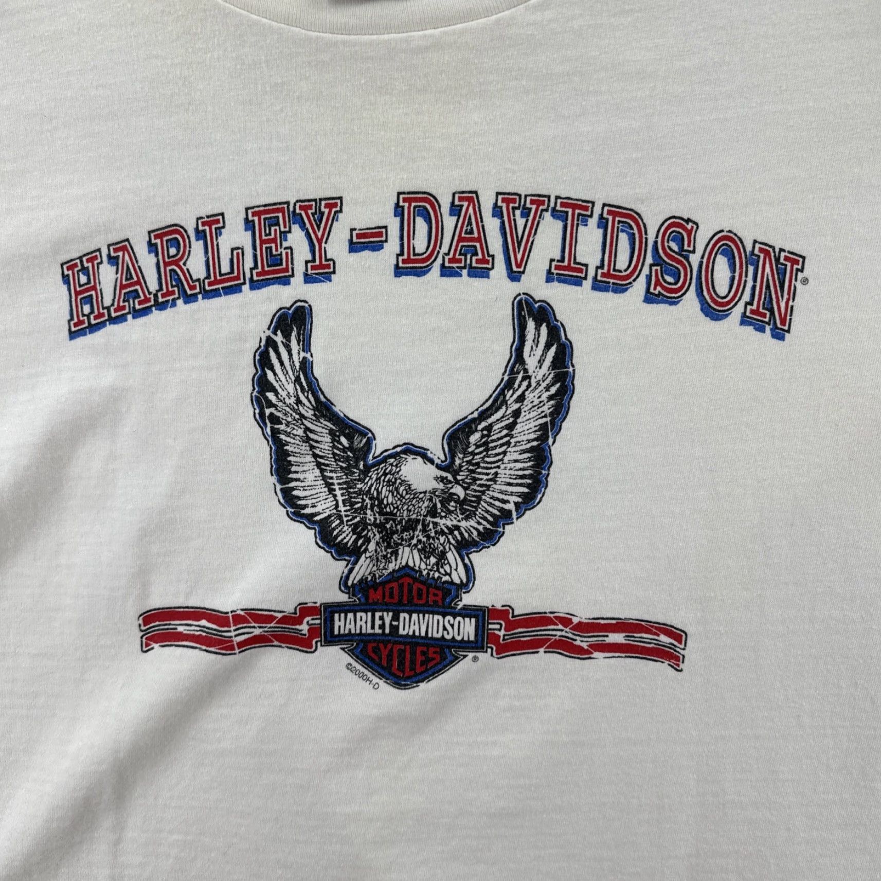 Harley Davidson VINTAGE Harley-Davidson Motorcycles Mens XL White T Shirt Chandler Arizona Y2K Size US XL / EU 56 / 4 - 6 Thumbnail