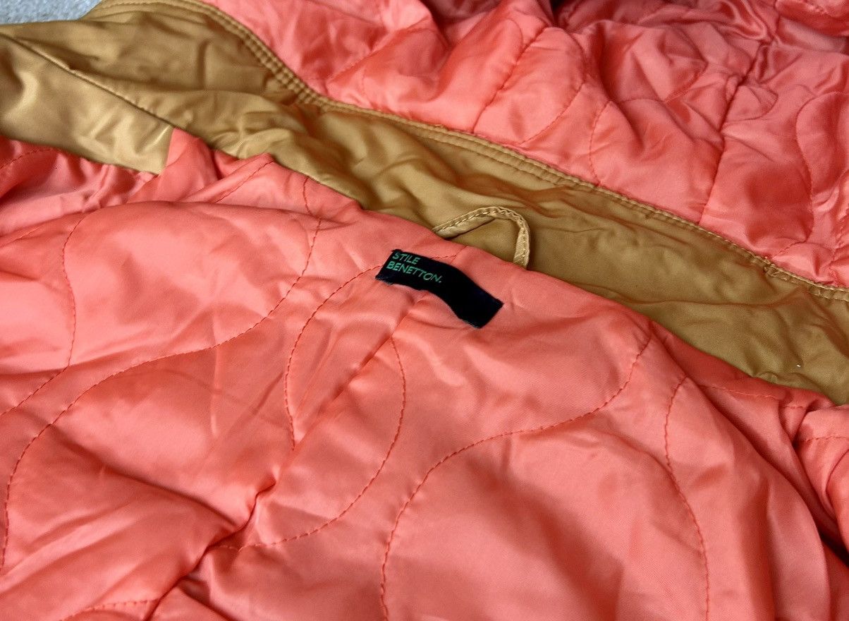 United Colors Of Benetton Benetton Mustard Yellow Hooded Jacket UK 8 Size S / US 4 / IT 40 - 3 Thumbnail
