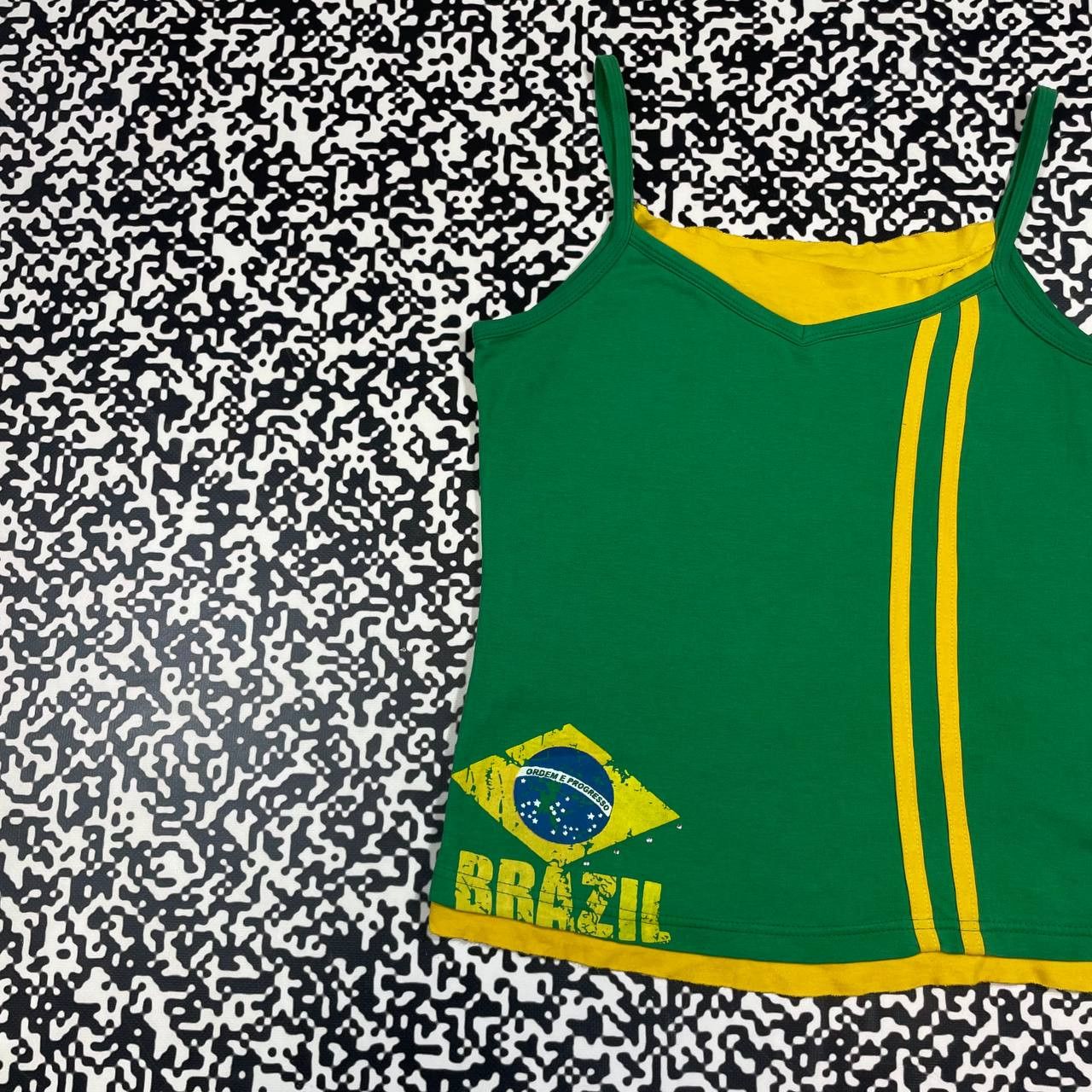 Vintage Vintage Y2K Brazil Retro Soccer Style Brasil Tank Top Casual Size M / US 6-8 / IT 42-44 - 3 Thumbnail
