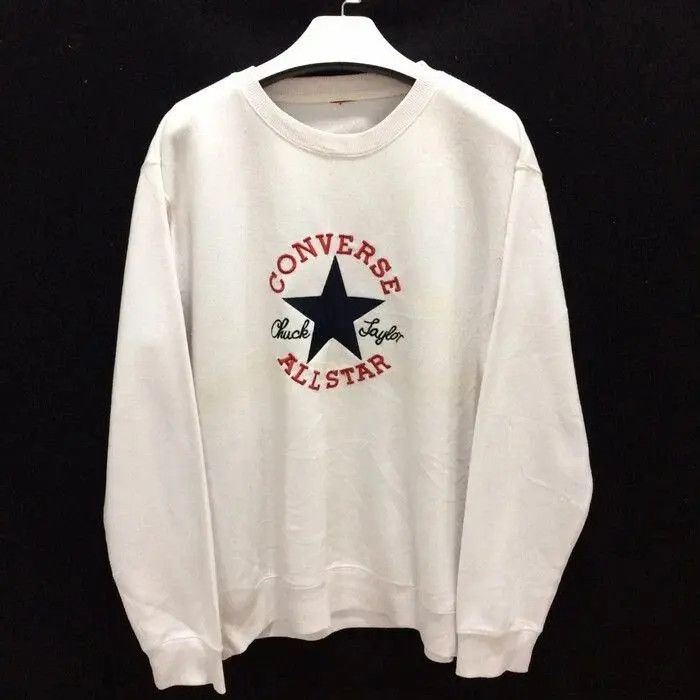Converse × Vintage Converse All Star Sweatshirt Size US M / EU 48-50 / 2 - 1 Thumbnail