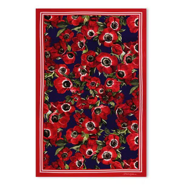 Dolce & Gabbana o1g2r1mq1024 Size: OS / Dg Beach Towel in Multicolor Size ONE SIZE - 1 Thumbnail