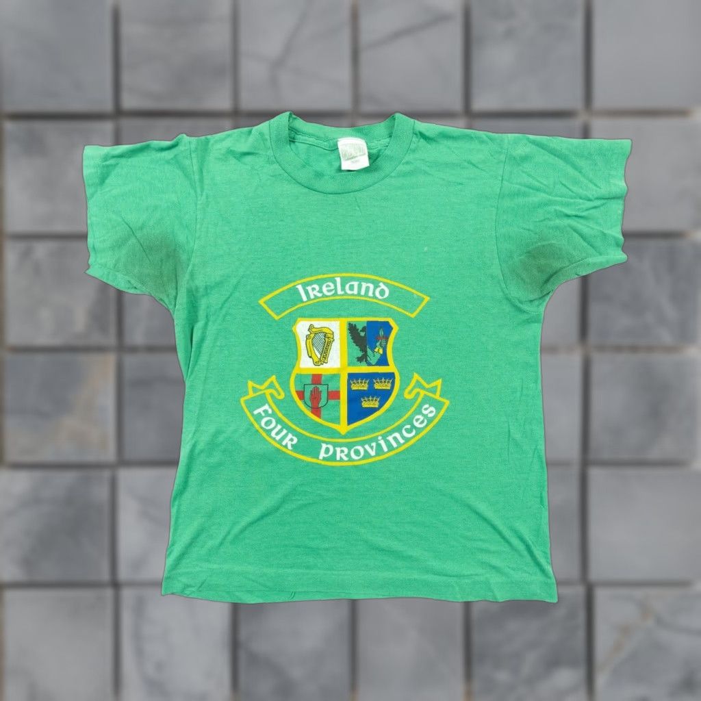 Vintage VINTAGE Ireland Shirt Small Green 90's Four Province VTG Tee Shirt T-Shirt Unisex Adults Mens Womens Size US S / EU 44-46 / 1 - 1 Thumbnail