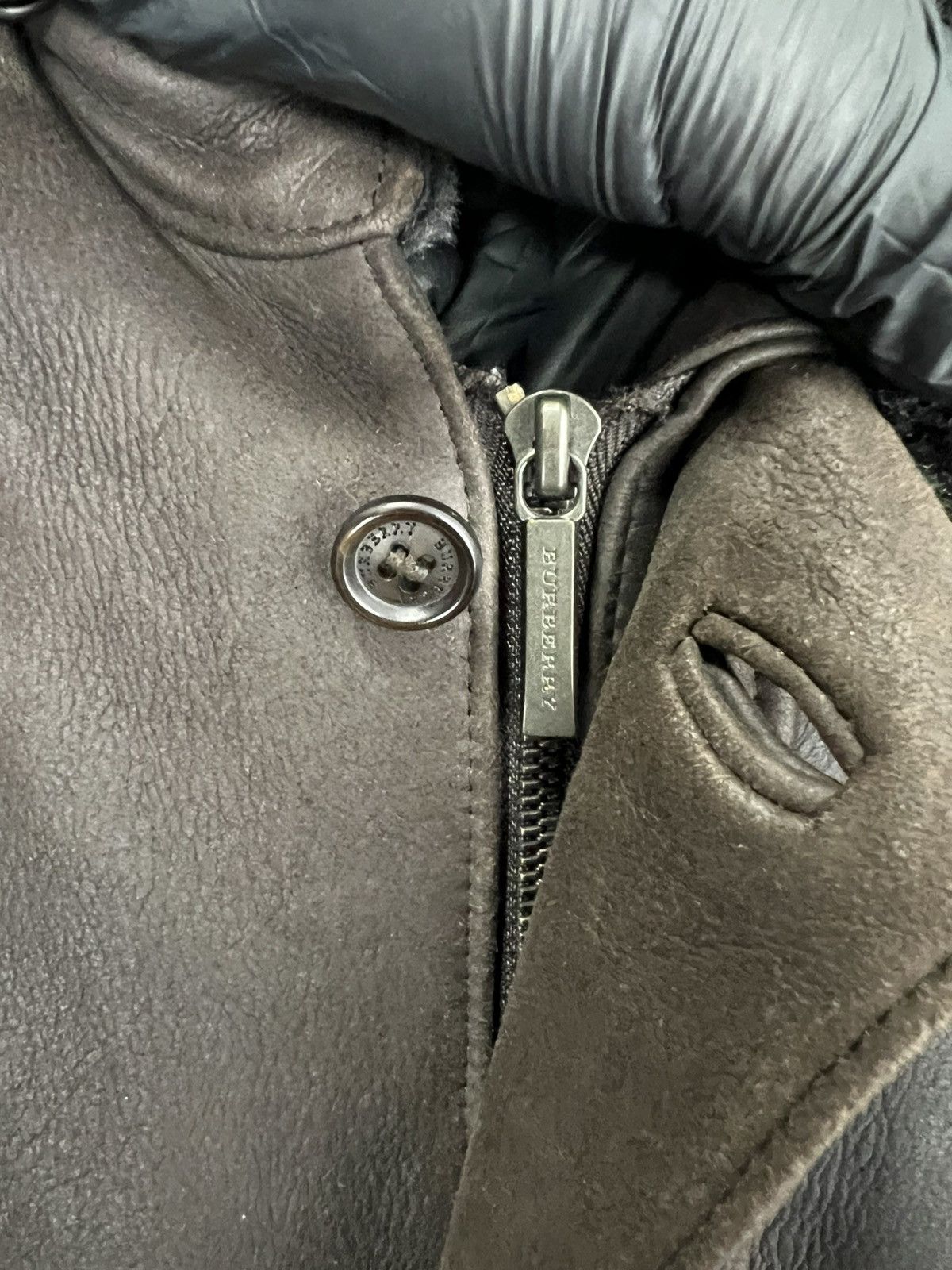 Burberry Vintage very rare Barberry Sheepskin Leather Jacket Size 50 Size US M / EU 48-50 / 2 - 4 Thumbnail