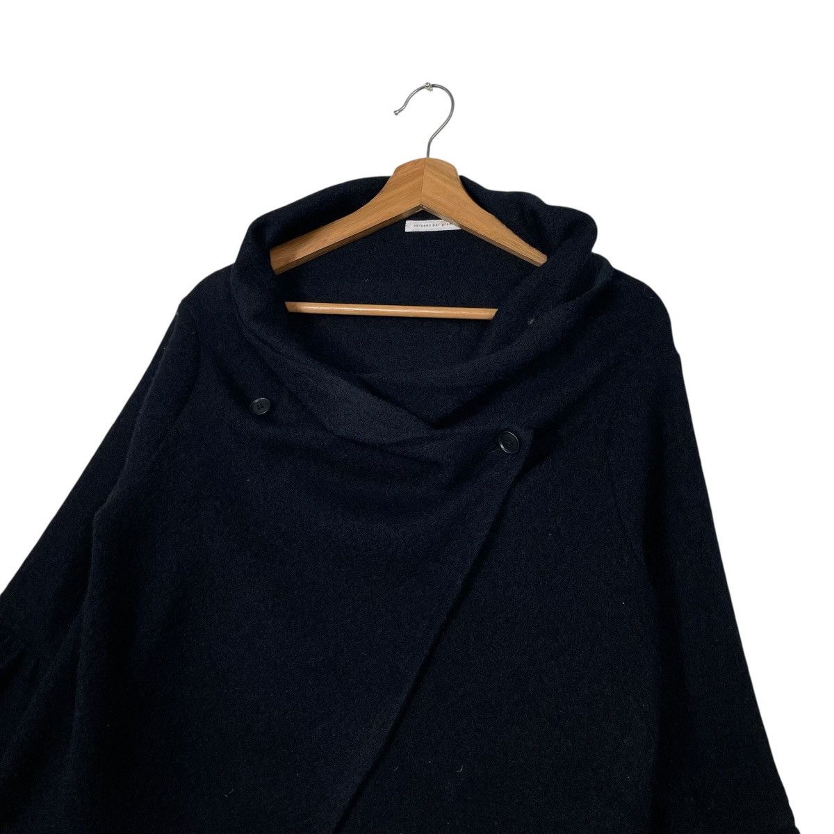 Other Verseau Par Gramme's Wool Poncho Cape Jacket Size M / US 6-8 / IT 42-44 - 6 Thumbnail
