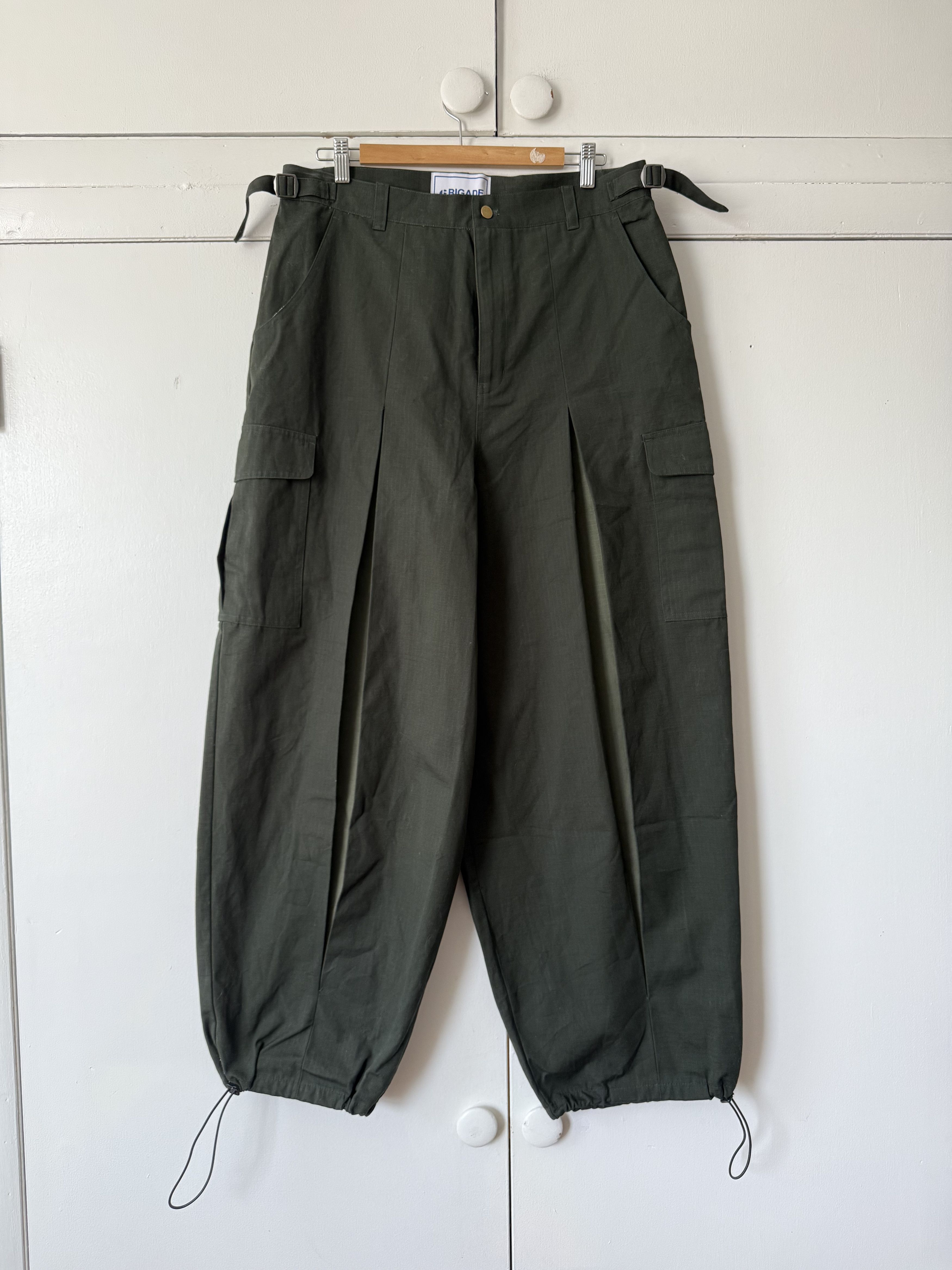 Brigade Double Split Knee Cargo Pants | Grailed