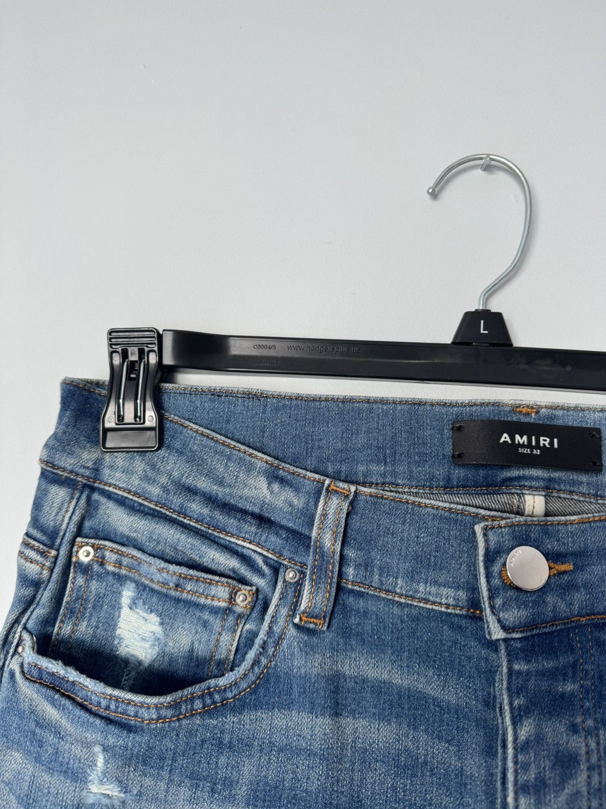 Amiri AMIRI Stack, River Indigo Jeans Size US 33 - 9 Thumbnail