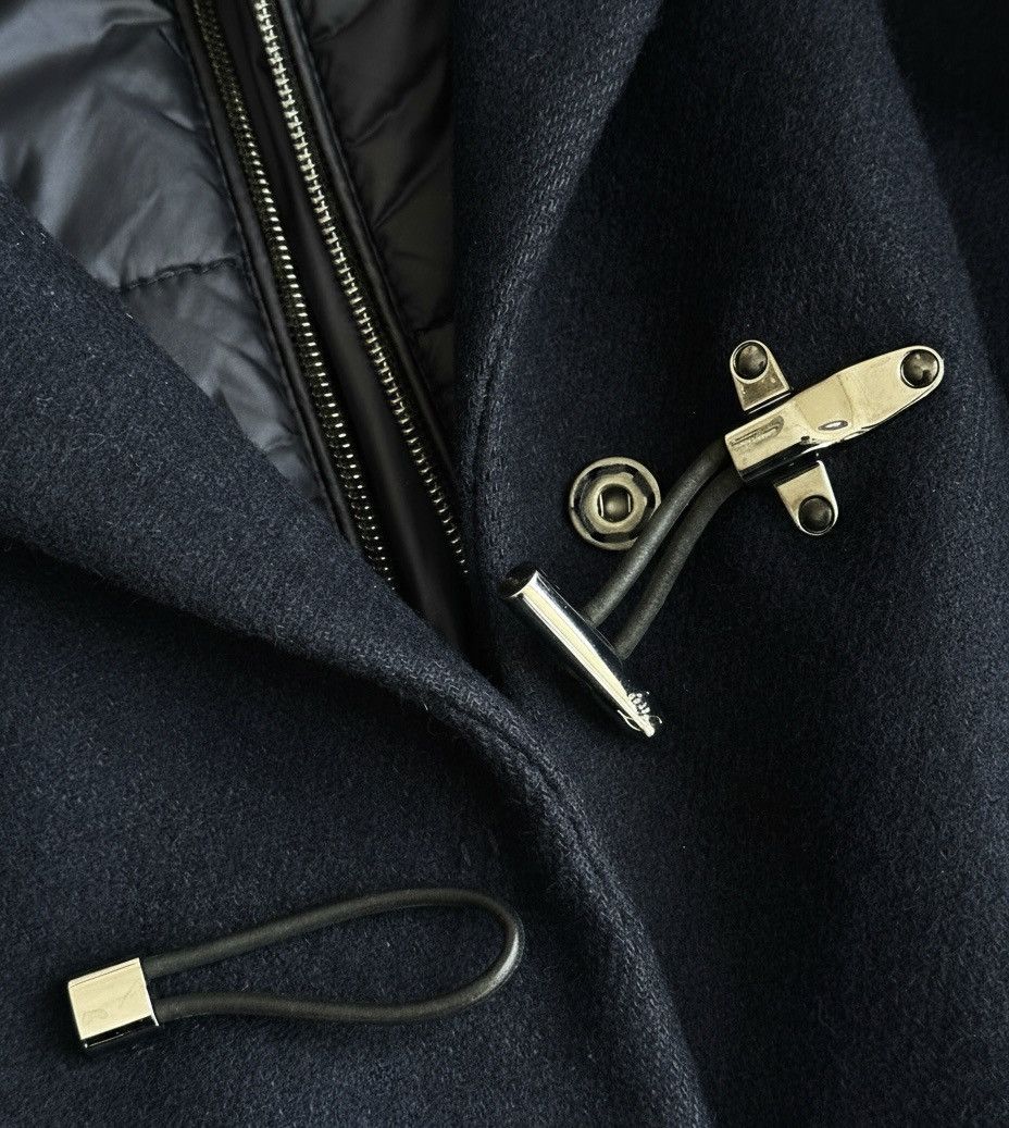 Fay Fay Women’s Blue Wool Coat Size S Navy Hooded Jacket Size S / US 4 / IT 40 - 6 Thumbnail