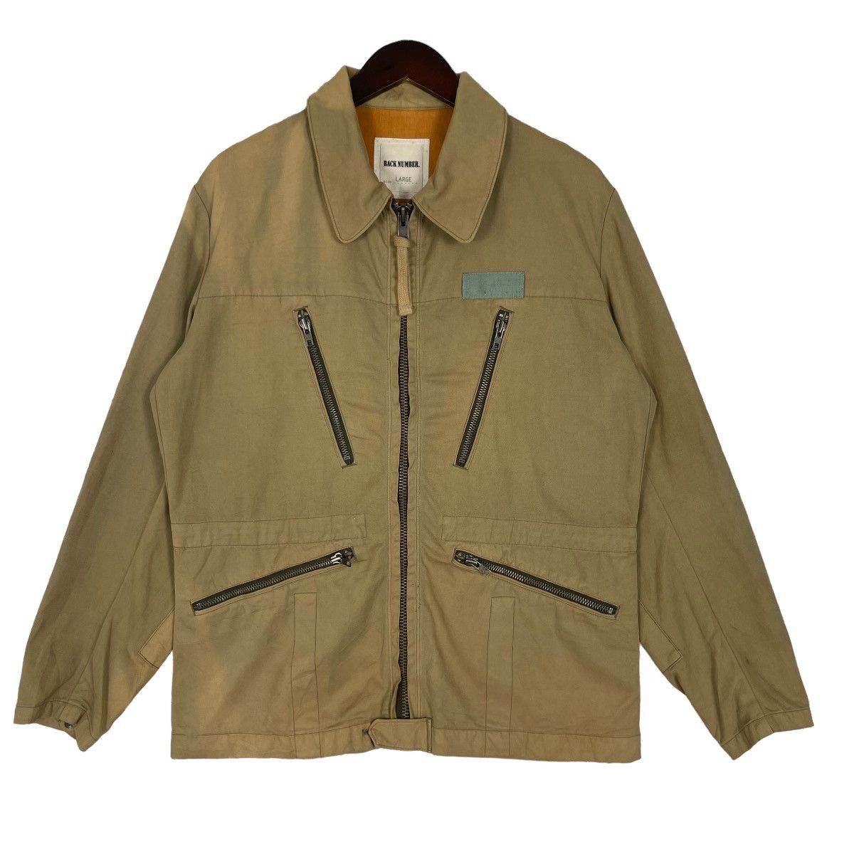If Six Was Nine Vintage Back Number Multizipper Sun Faded Jacket Japanese Size US M / EU 48-50 / 2 - 1 Thumbnail