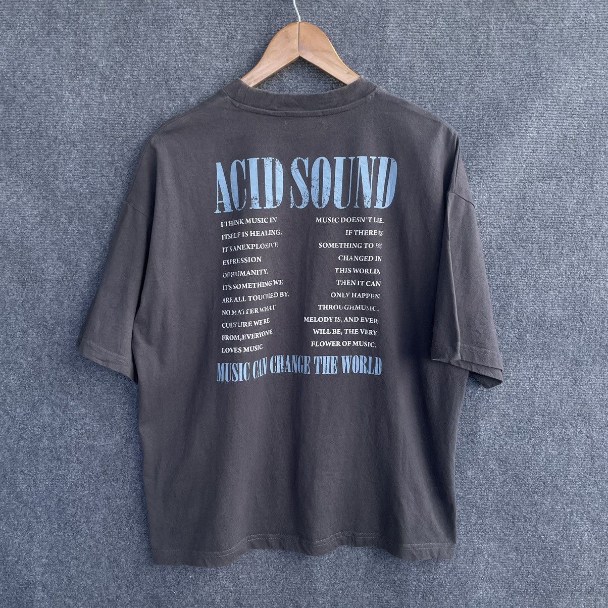 Band Tees × Japanese Brand Wego Acid Sound Oversized Band T Shirt Size US XL / EU 56 / 4 - 6 Thumbnail