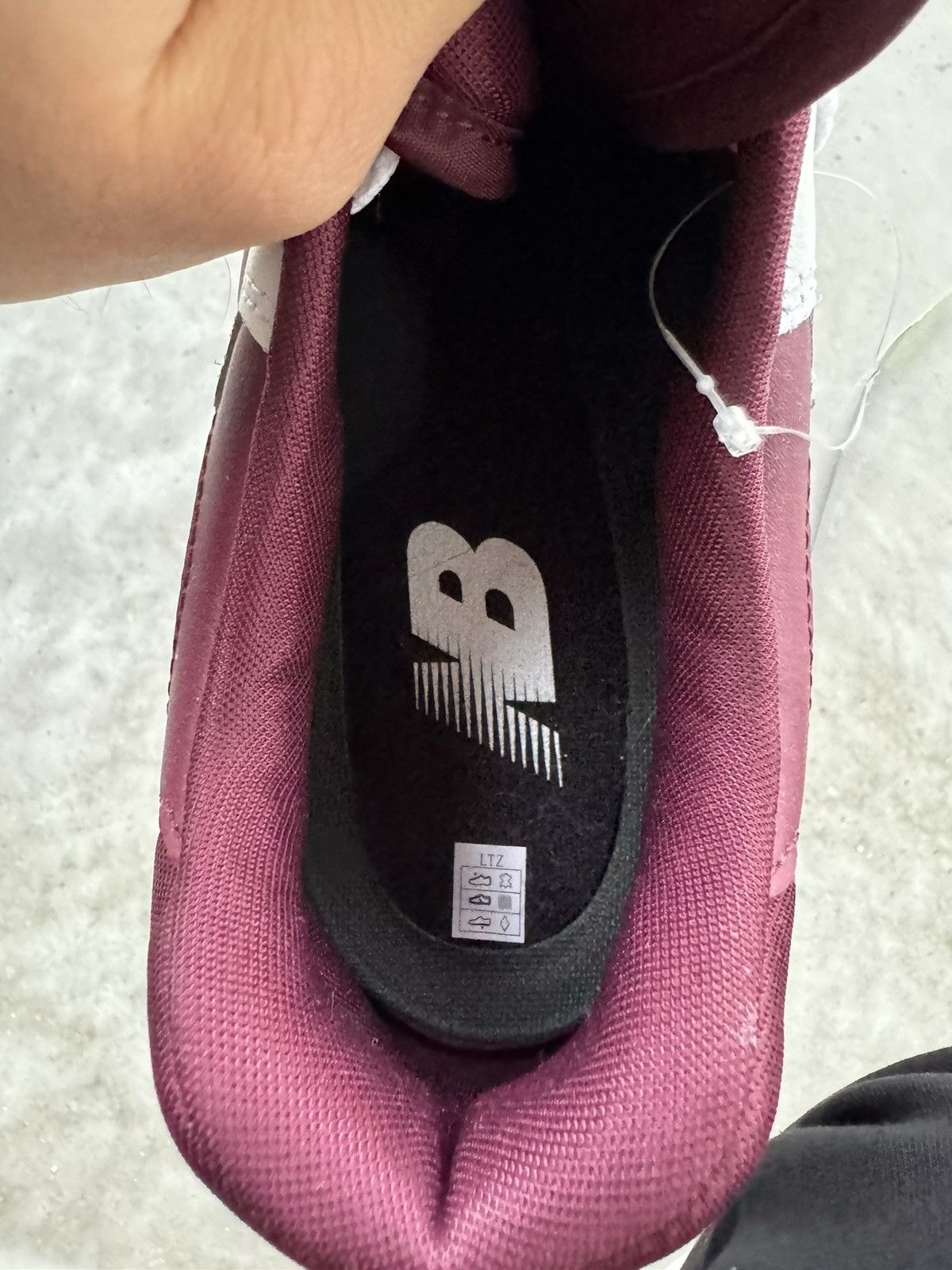 New Balance × Off-White New Balance 550 Burgundy Cyan Size US 12 / EU 45 - 9 Thumbnail