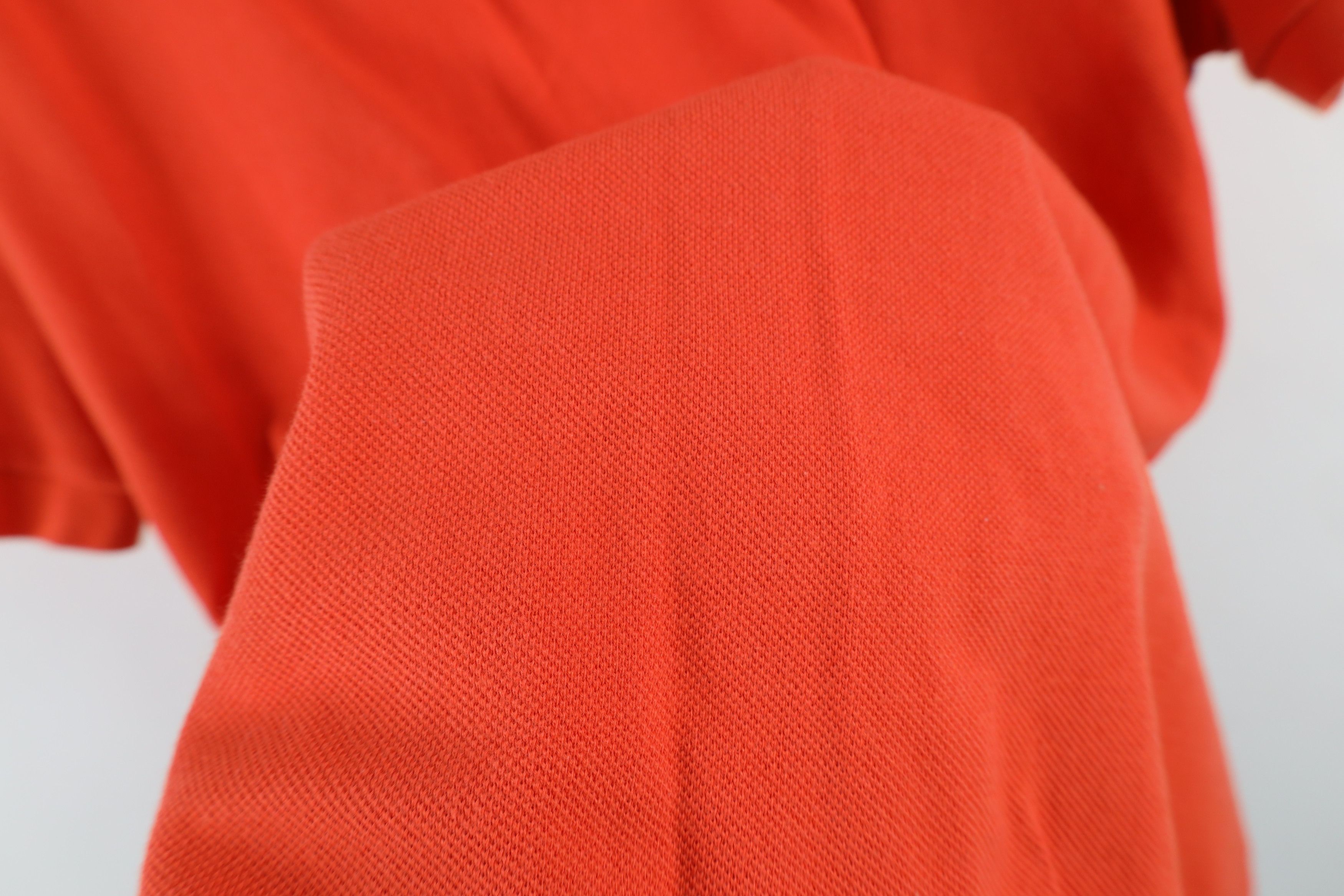 Lacoste × Vintage Lacoste Logo Pique Cotton Knit Collared Polo Shirt Orange Size US XL / EU 56 / 4 - 7 Thumbnail