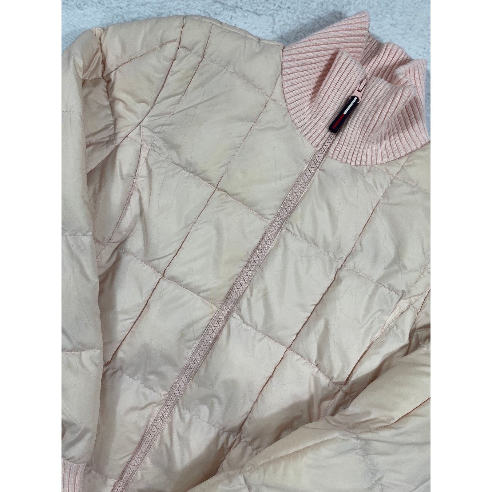 Tommy Hilfiger Vintage Tommy Hilfiger Pink Insulated Jacket - Women's Large Size L / US 10 / IT 46 - 3 Thumbnail