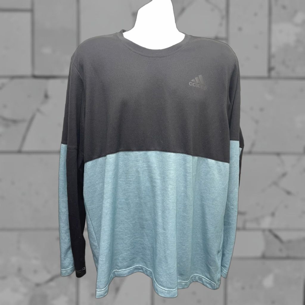 Adidas Adidas Long Sleeve Athletic Shirt Mens XL Blue Dark Light / Dark Blue Athletic Shirt XL Men Size US XL / EU 56 / 4 - 1 Thumbnail