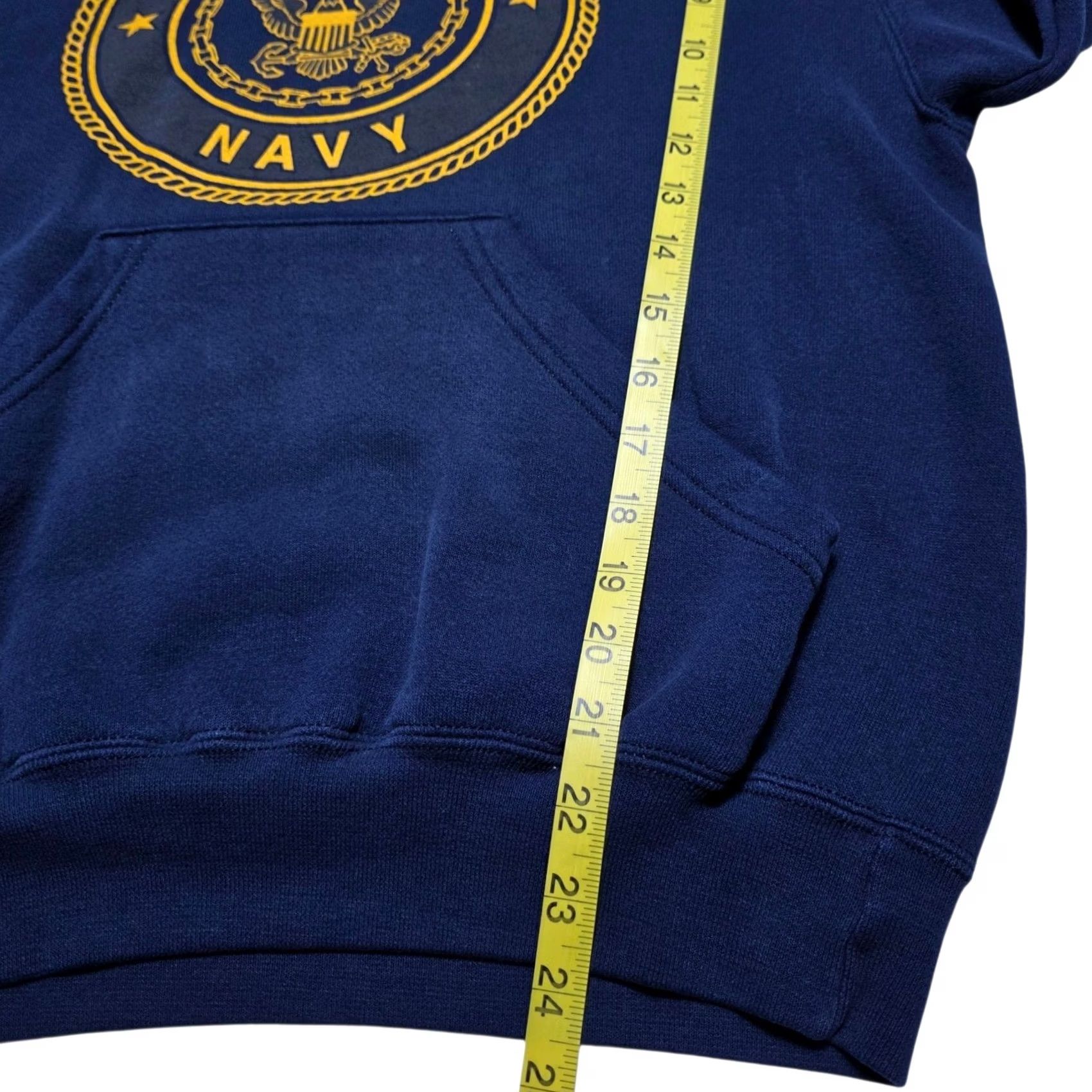 Soffe VINTAGE United States Navy Logo Graphic Hoodie USA 90's Men Small Double-Sided Hooded Graphic Print Pockets All Seasons Comfort Size US S / EU 44-46 / 1 - 4 Thumbnail