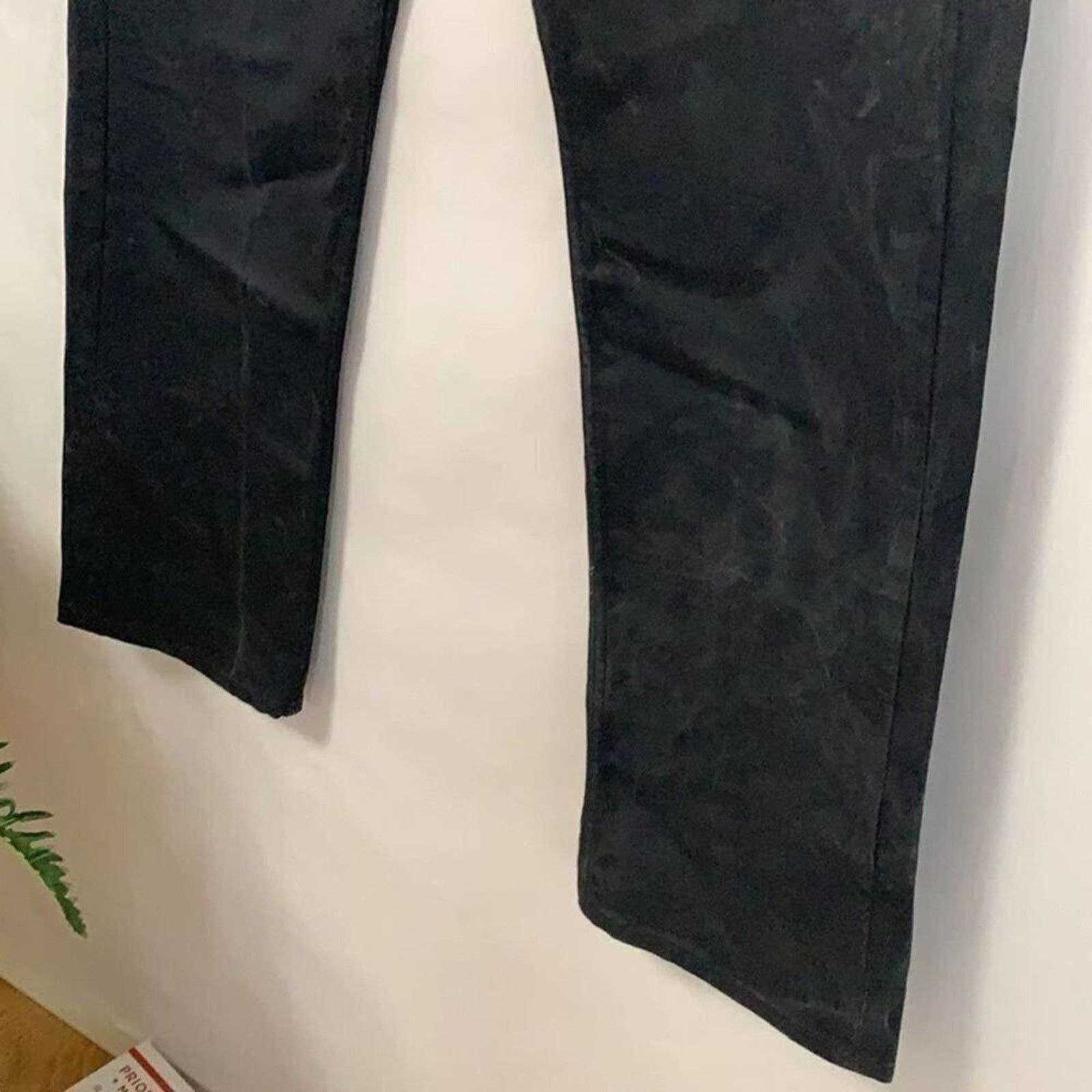 Levi's LEVI 569 MEN’S BLACK DISTRESSED JEANS SIZE 34‎ X 34 Size US 34 / EU 50 - 4 Thumbnail