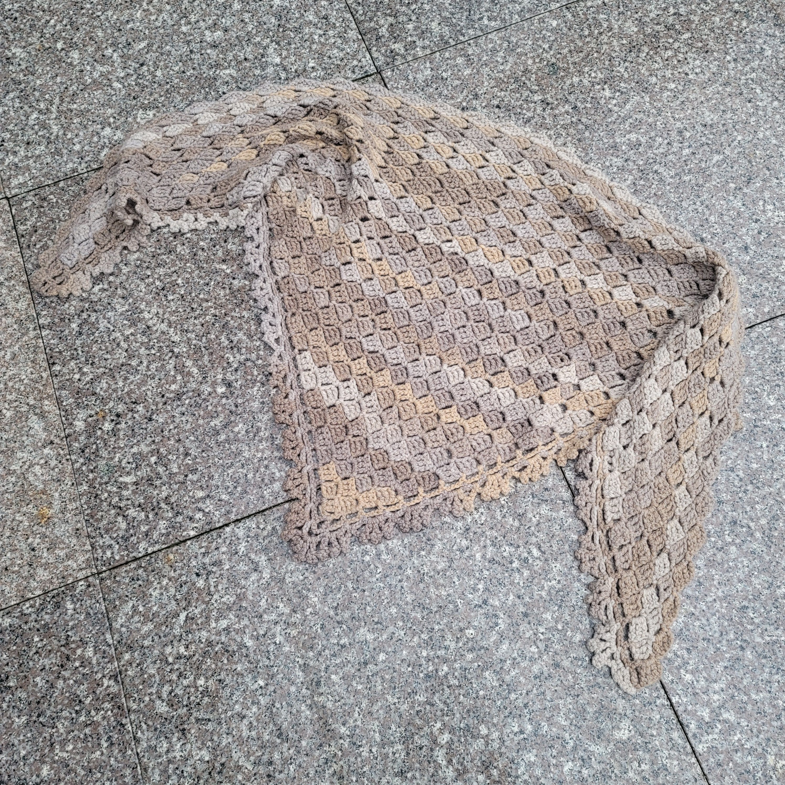 Handmade Crochet Hand-made boho scarf Size ONE SIZE - 3 Thumbnail