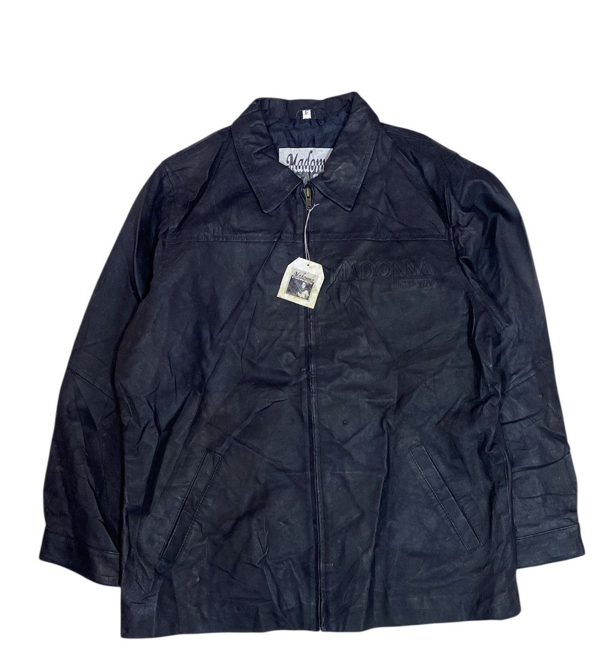 🔥NOS Madonna Nudes 1979 Pig Nappa Leather Jacket