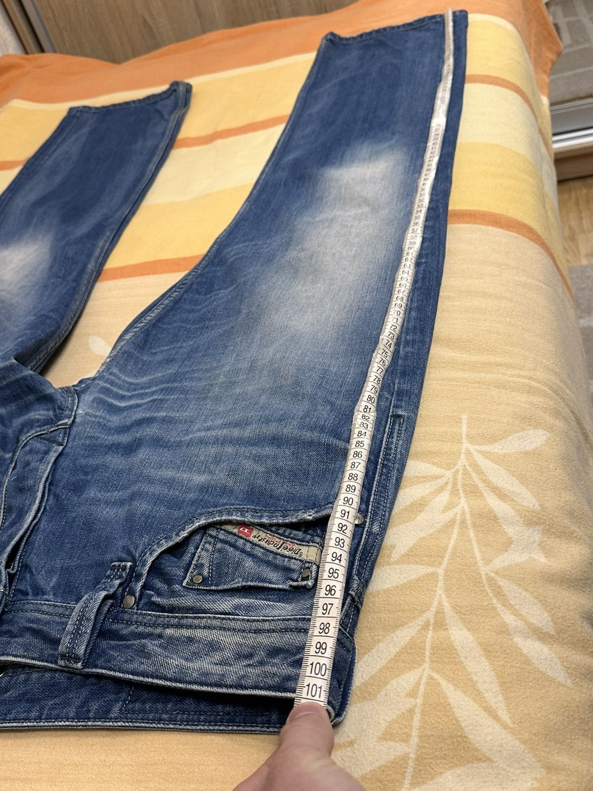 Diesel 🔥 Diesel Larkee Distressed Straight Jeans Pants Denim Rare Size US 32 / EU 48 - 8 Thumbnail