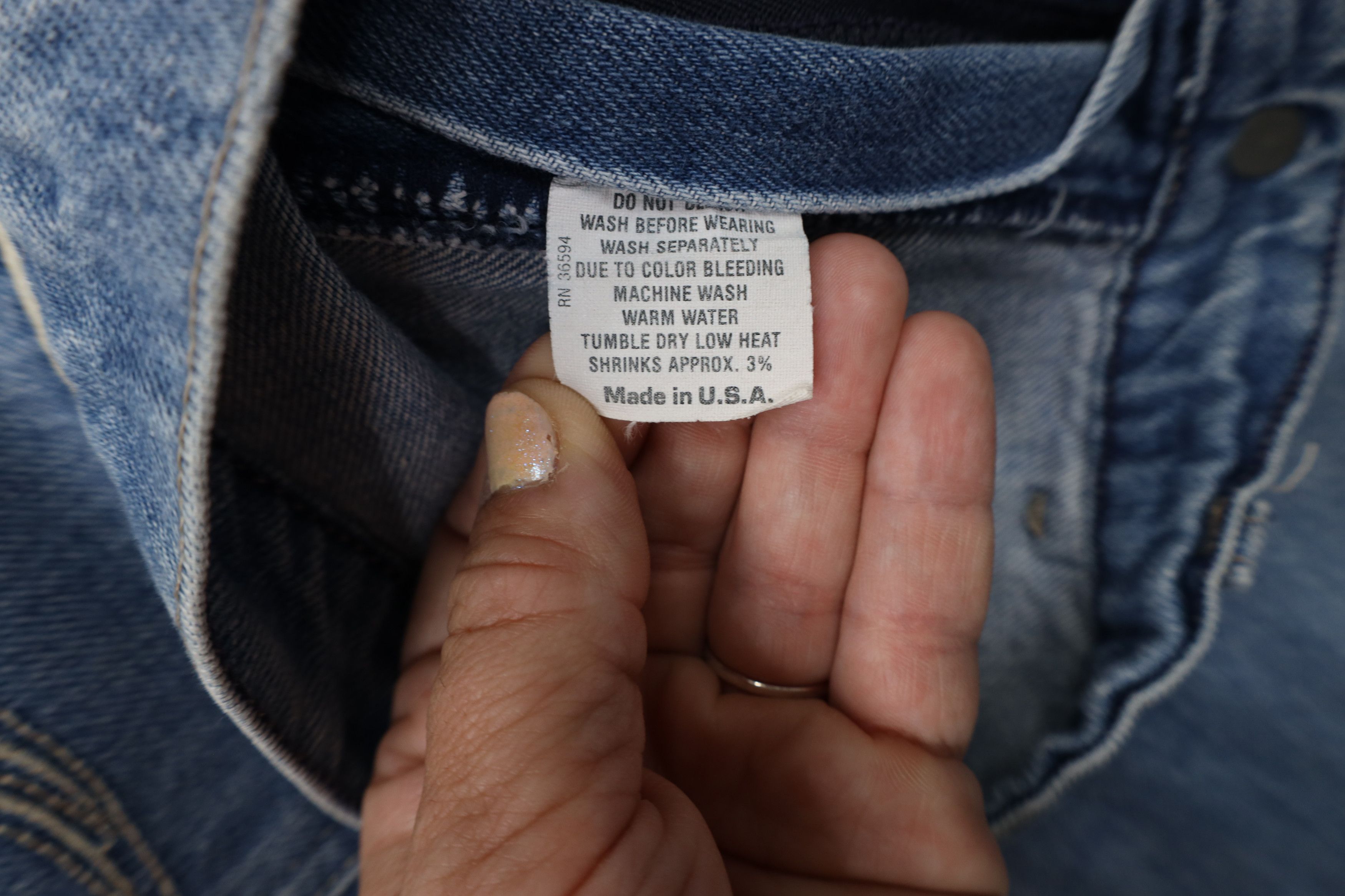Vintage Vintage 90s Streetwear High Waisted Tapered Leg Jeans USA Size 26" / US 2 / IT 38 - 9 Thumbnail