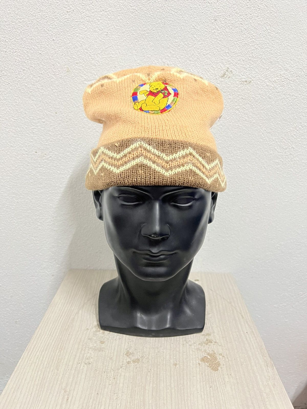 Disney Vintage Pooh Disney Cartoon Beanie Hat Size ONE SIZE - 2 Thumbnail