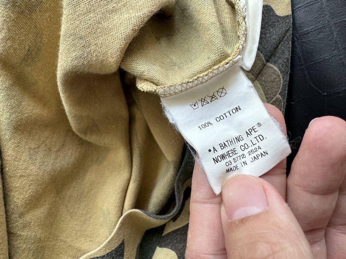 Bape × Kaws × Nigo Bape x kaws yellow camo T-shirt Nigo Size US M / EU 48-50 / 2 - 4 Thumbnail