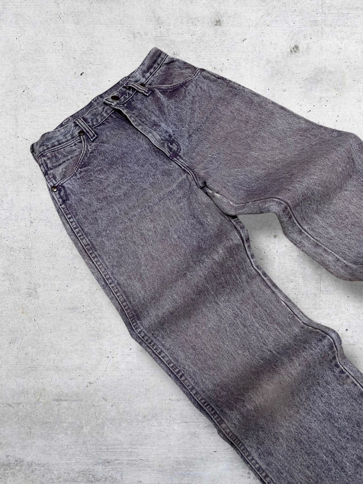 Wrangler VINTAGE WRANGLER DESIGNER USA OG PURPLE FADED POP DENIM Size US 27 - 8 Thumbnail