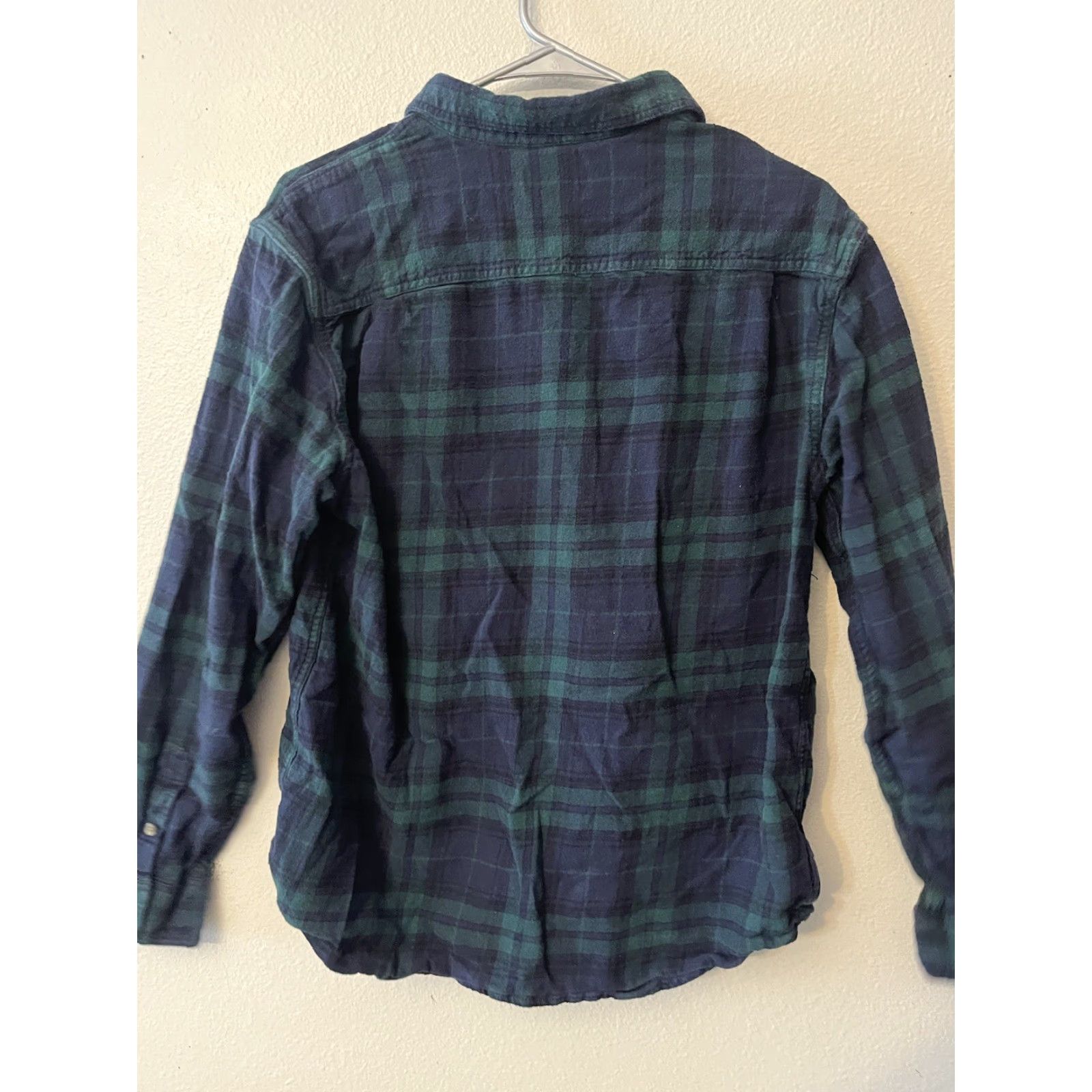Old Navy VINTAGE Old Navy Shirt Mens L Flannel Button-Up Green Plaid Long Sleeve Shirt Size US L / EU 52-54 / 3 - 4 Thumbnail