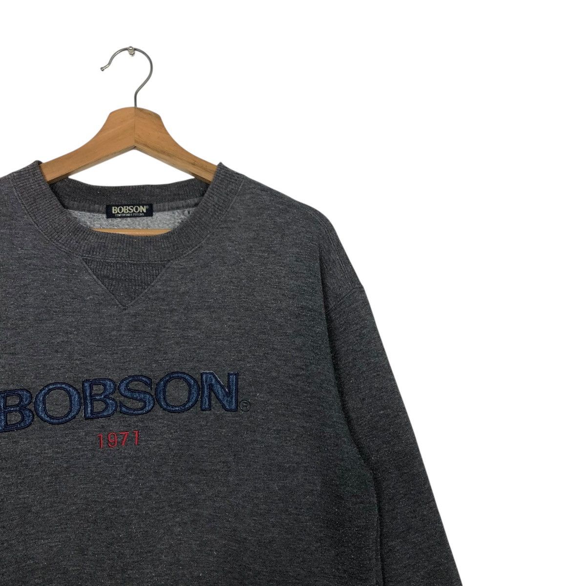 Japanese Brand 🔥VINTAGE SWEATSHIRT BOBSON 1971 BIG LOGO ISSEY MIYAKE Size US M / EU 48-50 / 2 - 8 Thumbnail