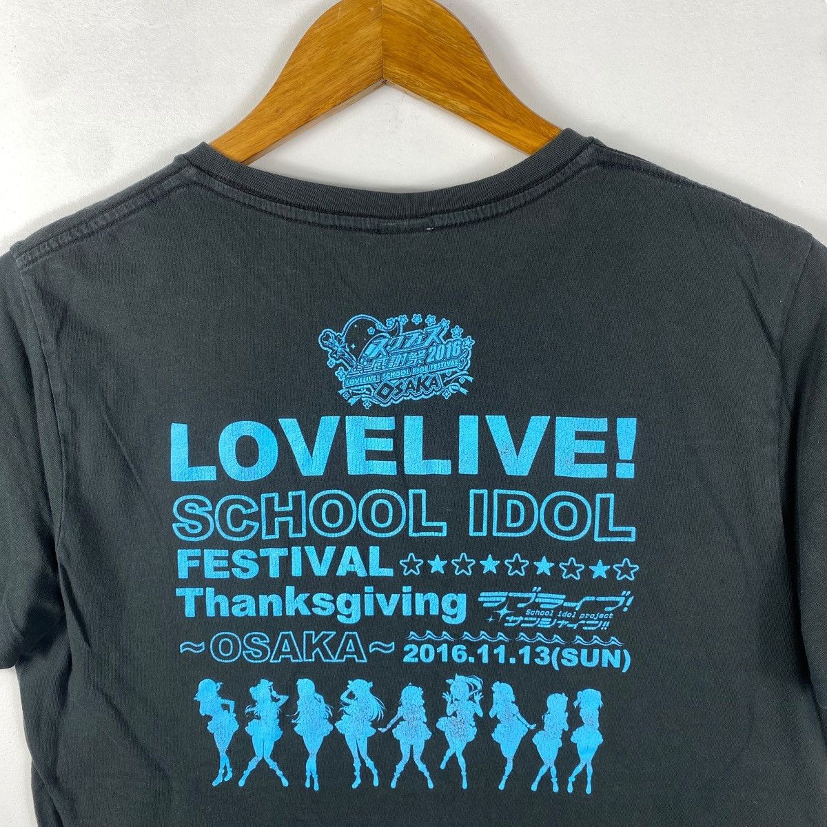 Anime AQOURS Lovelive! School Idol Festival Graphic Tee Shirt Size US L / EU 52-54 / 3 - 5 Thumbnail