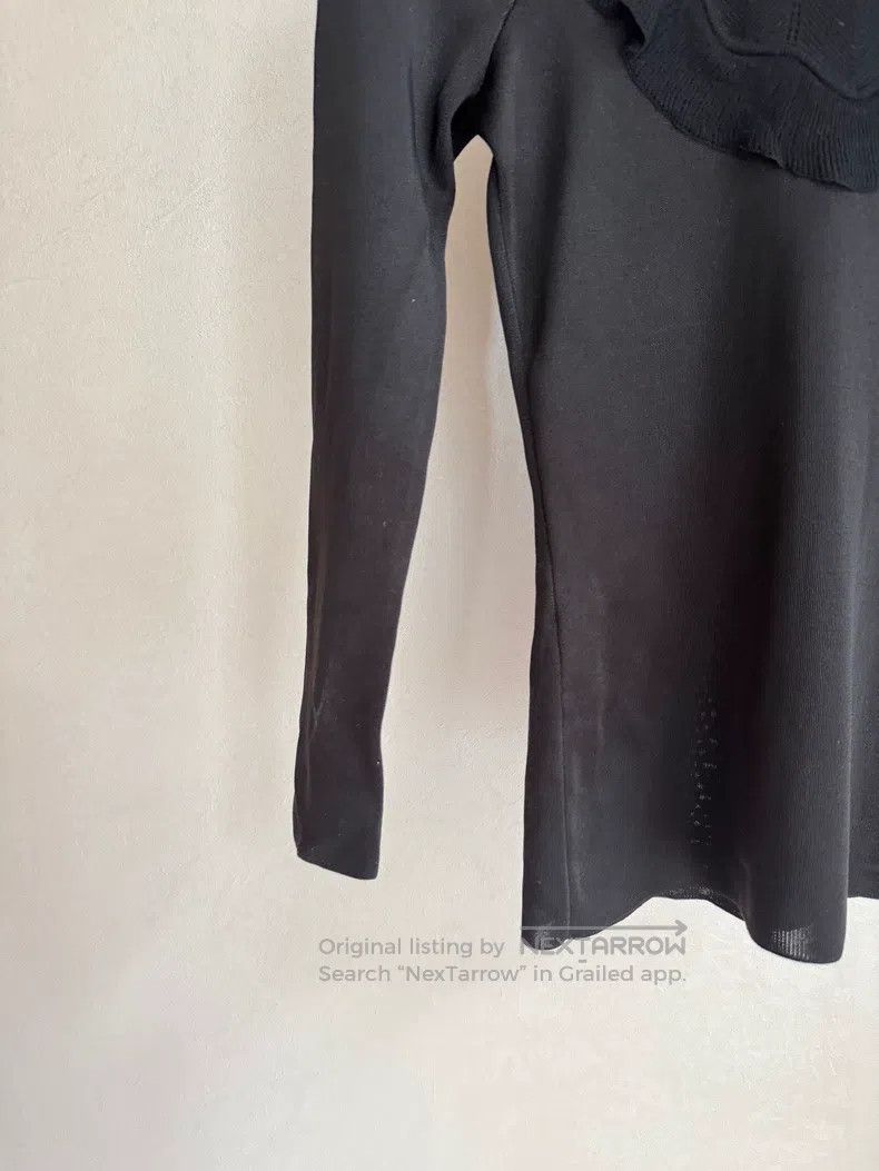 Hermes Hermes Lace Collar Black Ruffled Camisole Top Size XS / US 0-2 / IT 36-38 - 3 Thumbnail