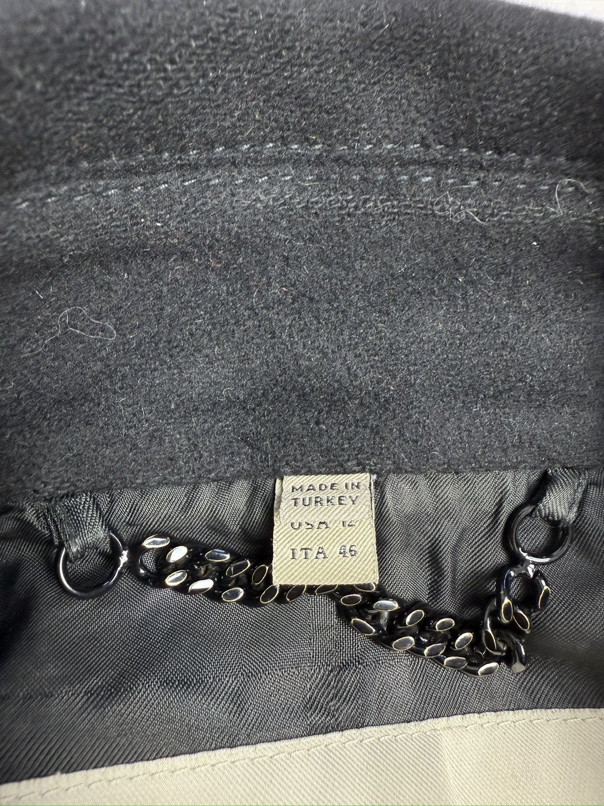 Burberry Burberry double breasted wool cashmere belted coat trench Size L / US 10 / IT 46 - 10 Thumbnail