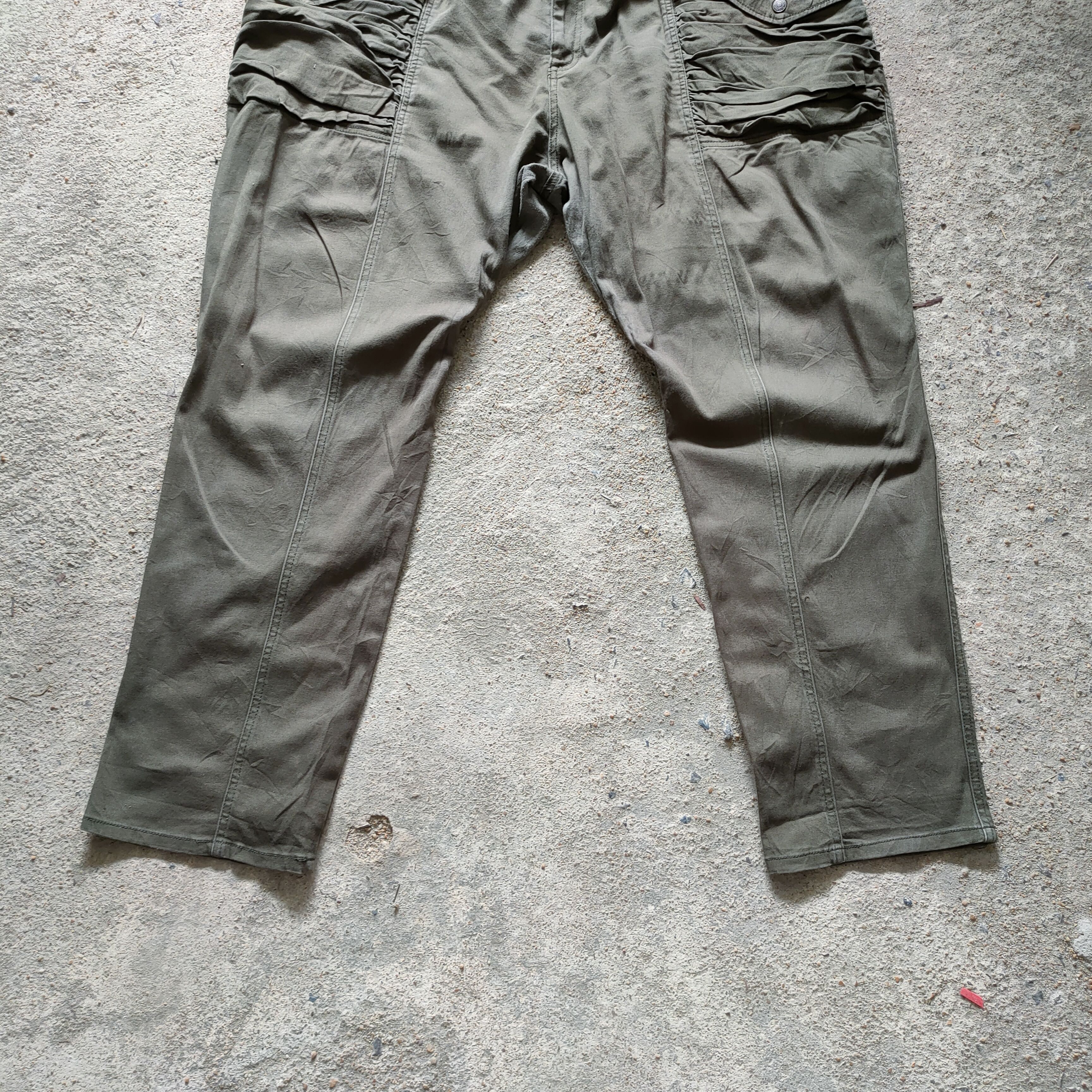 Japanese Brand × Vintage SIZE 46!! VINTAGE SMILE LAND CARGO PANTS Size US 44 / EU 60 - 3 Thumbnail