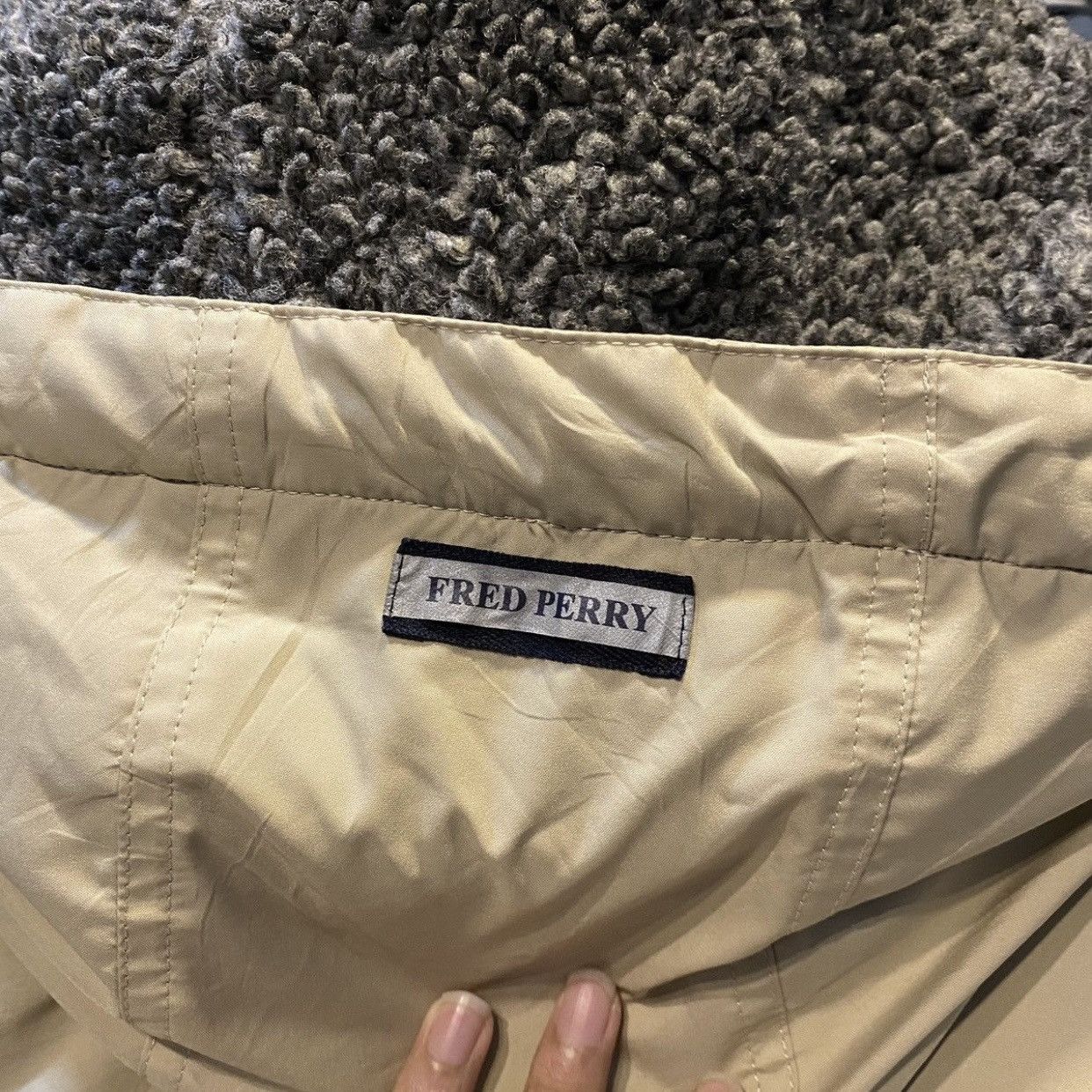 Fred Perry Fred Perry Vintage Sherpa Line Bench Coat Parka Jacket Beige Size US XL / EU 56 / 4 - 13 Thumbnail
