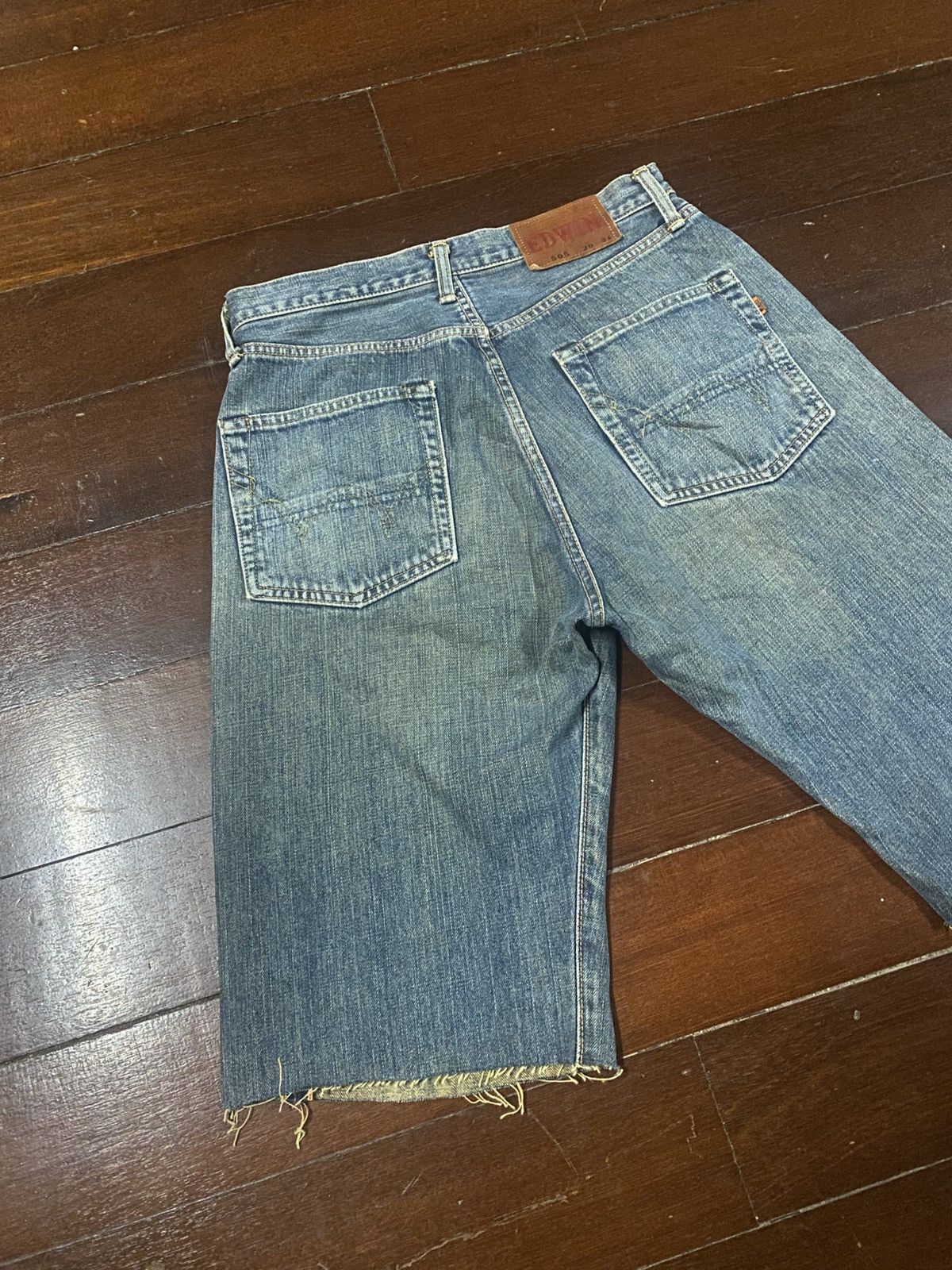 Kapital VINTAGE EDWIN 505 SELVEDGE BAGGY RUSTY DISTRESSED DENIM Size US 32 / EU 48 - 9 Thumbnail
