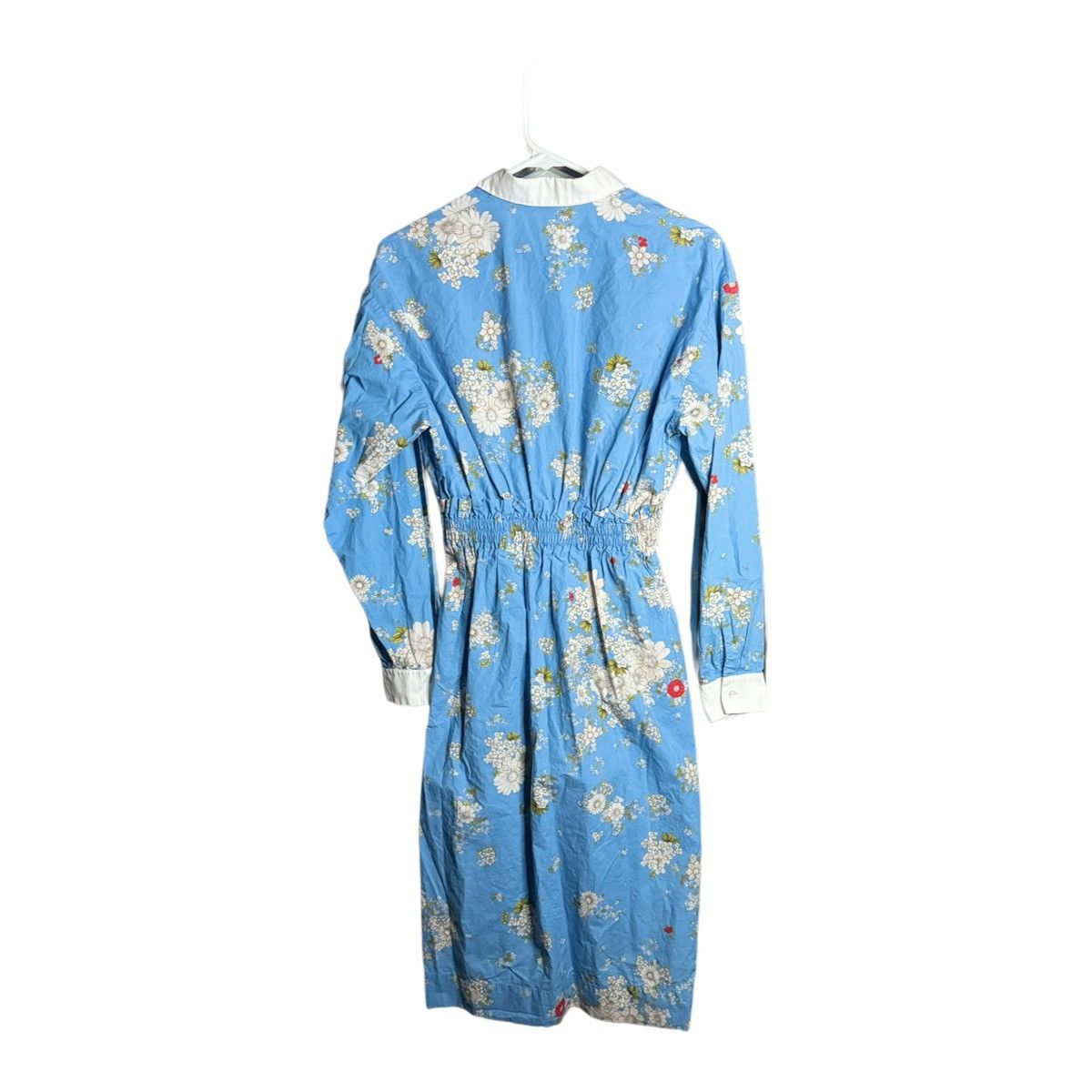 No. 21 No. 21 | SZ IT 38 Floral Blue Fantasia Midi Long Sleeve Size XS / US 0-2 / IT 36-38 - 4 Thumbnail