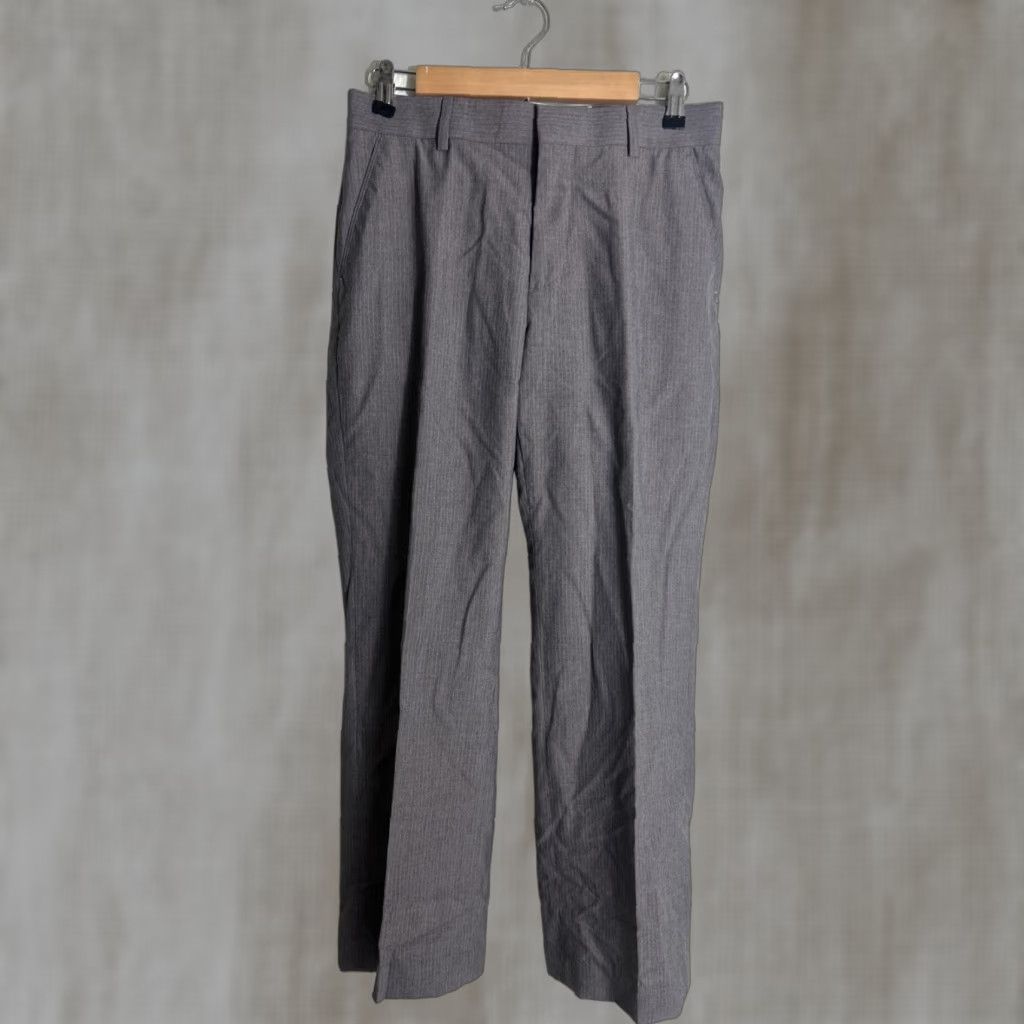 Banana Republic Banana Republic Women 29x28 Gray Pinstripe Polyester Viscose Dress Pants Size 29" - 1 Thumbnail