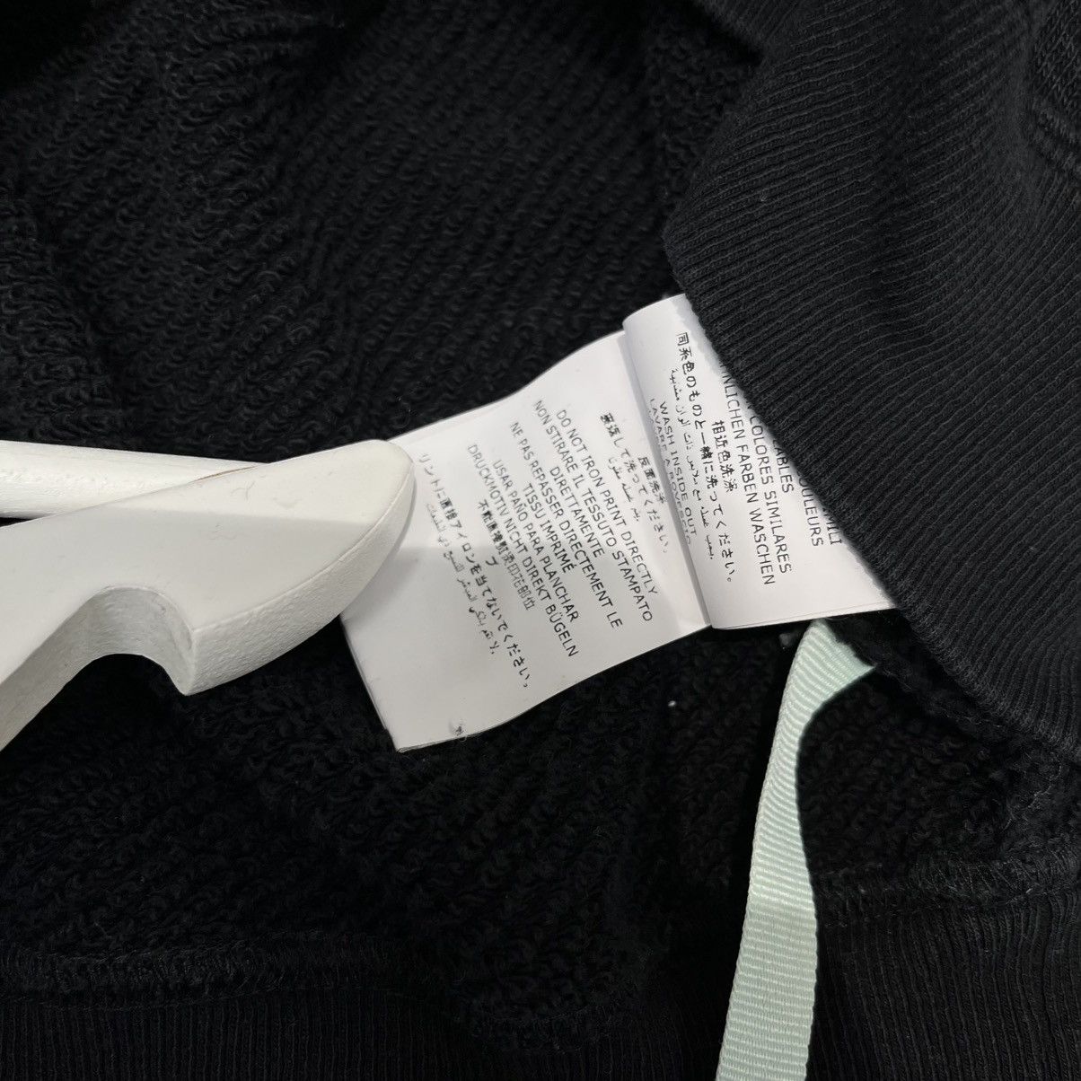 Off-White Off-White Crop Top Hoodie Black Size M / US 6-8 / IT 42-44 - 11 Thumbnail