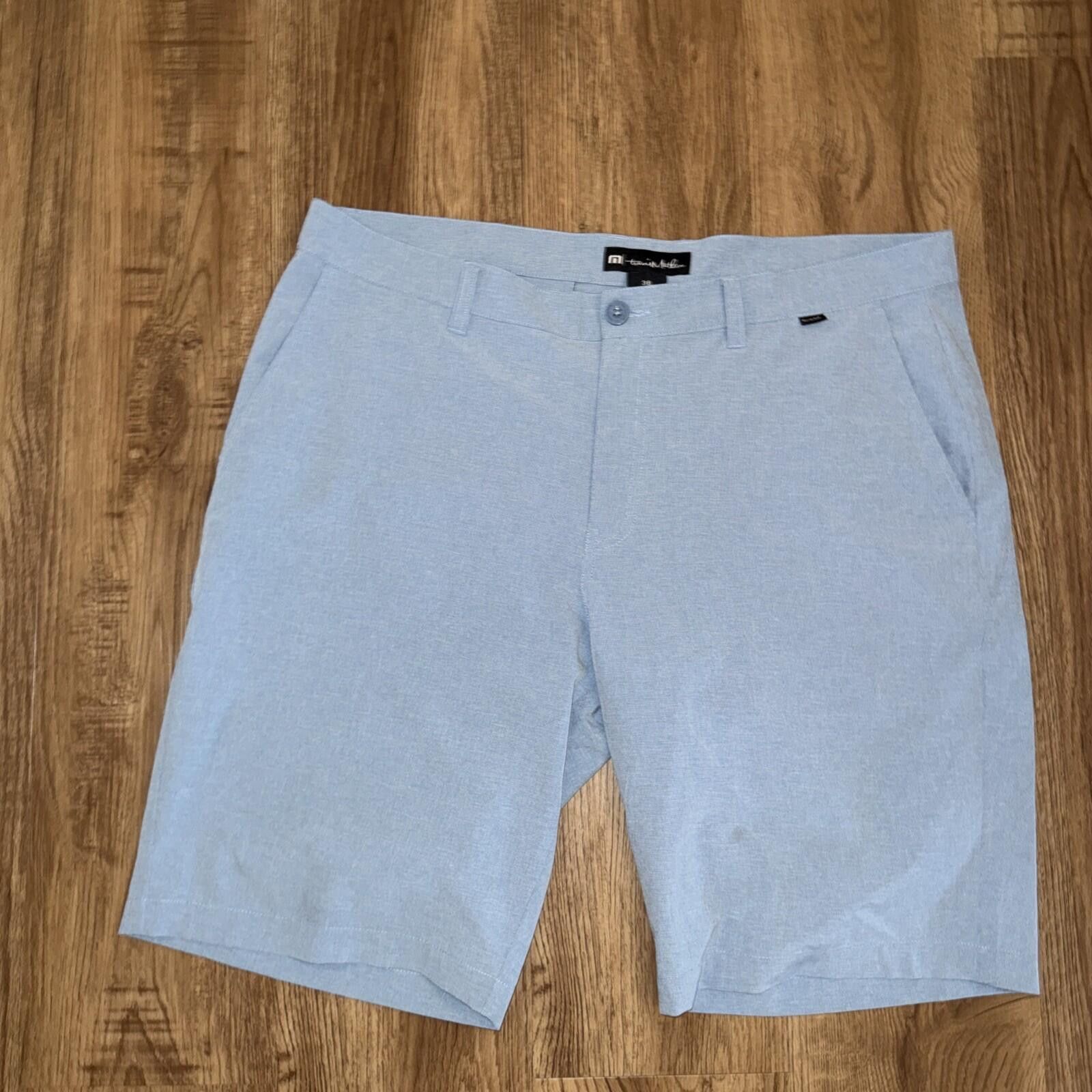 TravisMathew Travis Mathew Shorts Blue Beck Stretch Performance Golf Size US 38 / EU 54 - 2 Thumbnail