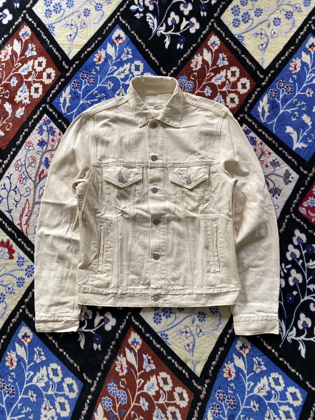 Denim & Supply Ralph Lauren Denim & Supply Ralph Lauren Distressed Trucker Jacket Size US S / EU 44-46 / 1 - 2 Thumbnail