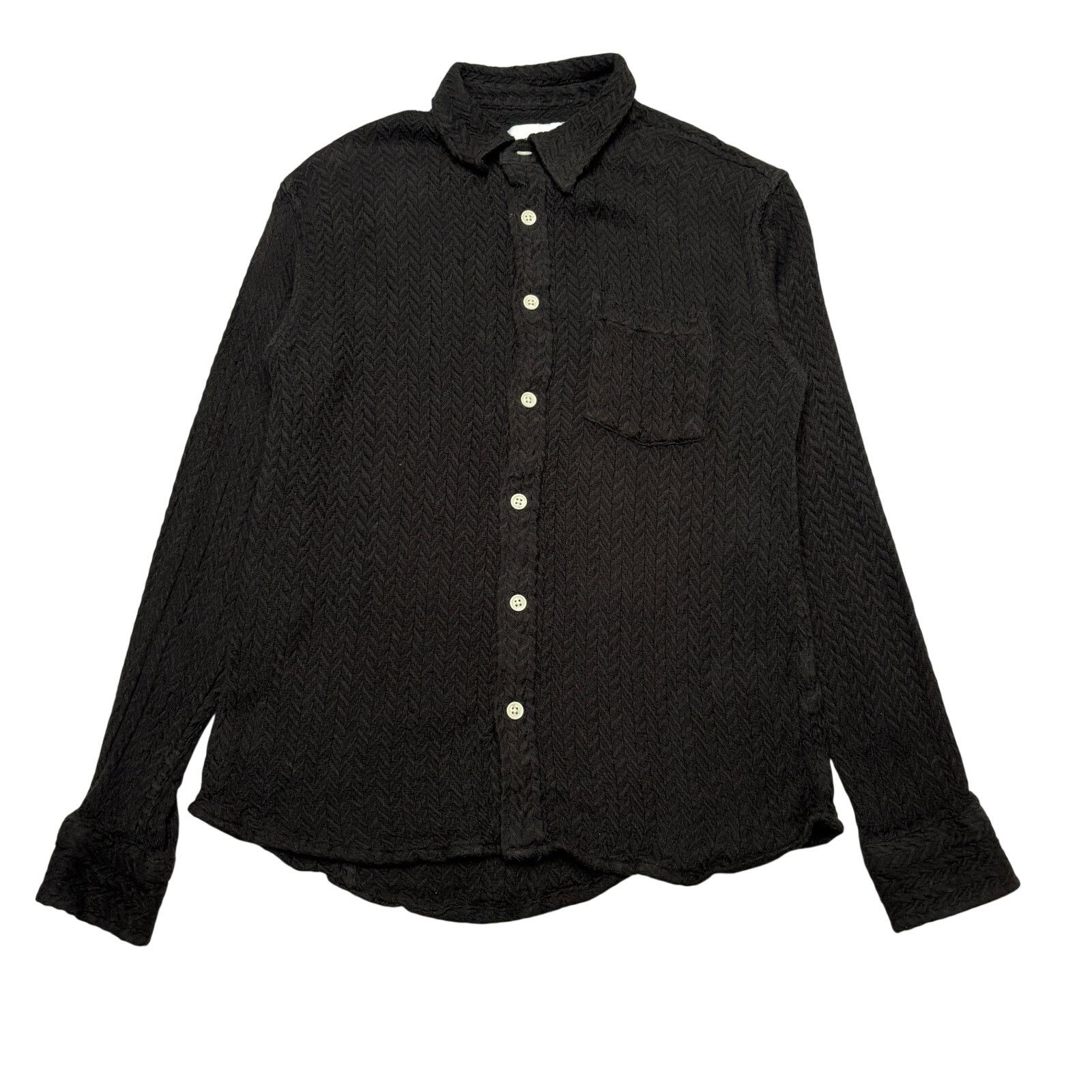 Corridor Corridor Acid Plaid Black Button Shirt Men's M Woven Cotton Size US M / EU 48-50 / 2 - 1 Thumbnail