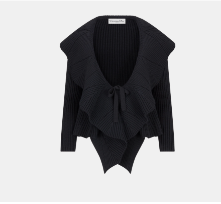 image of Dior O1Bcso1Str0524 Cardigan In Black, Women's (Size Medium)