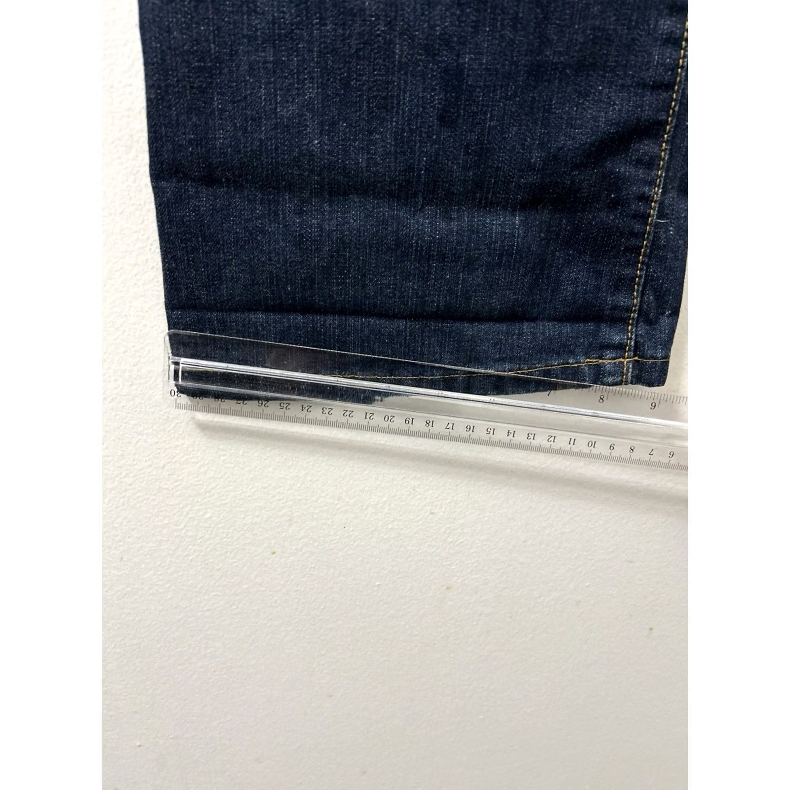 Vintage VTG Polo Jeans Ralph Lauren Womens Bootcut Jeans Melanie Dark Wash 30x31 Denim 100% Cotton Mid Rise Classic 5-Pocket Button Closure Size 30" / US 8 / IT 44 - 5 Thumbnail