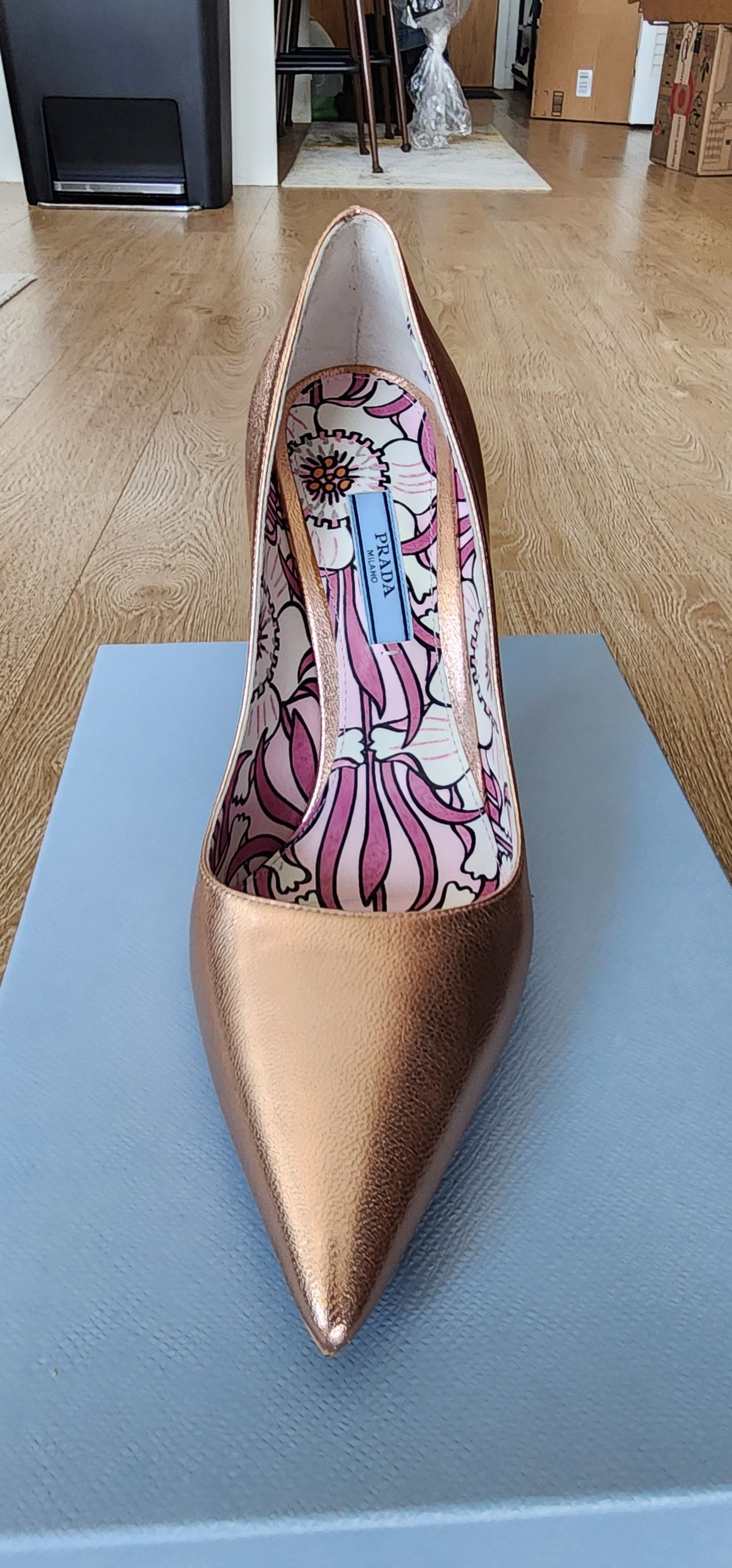 Prada Prada Clazature Donna Leather pump Size US 9.5 / IT 39.5 - 6 Thumbnail