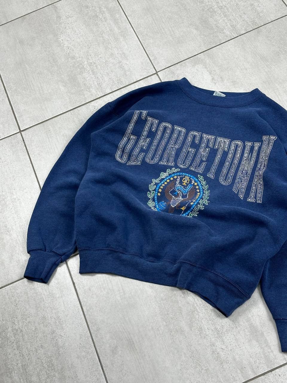 Vintage Vintage 80s Georgetown Hoyas Sweatshirt Made In USA Size US M / EU 48-50 / 2 - 3 Thumbnail