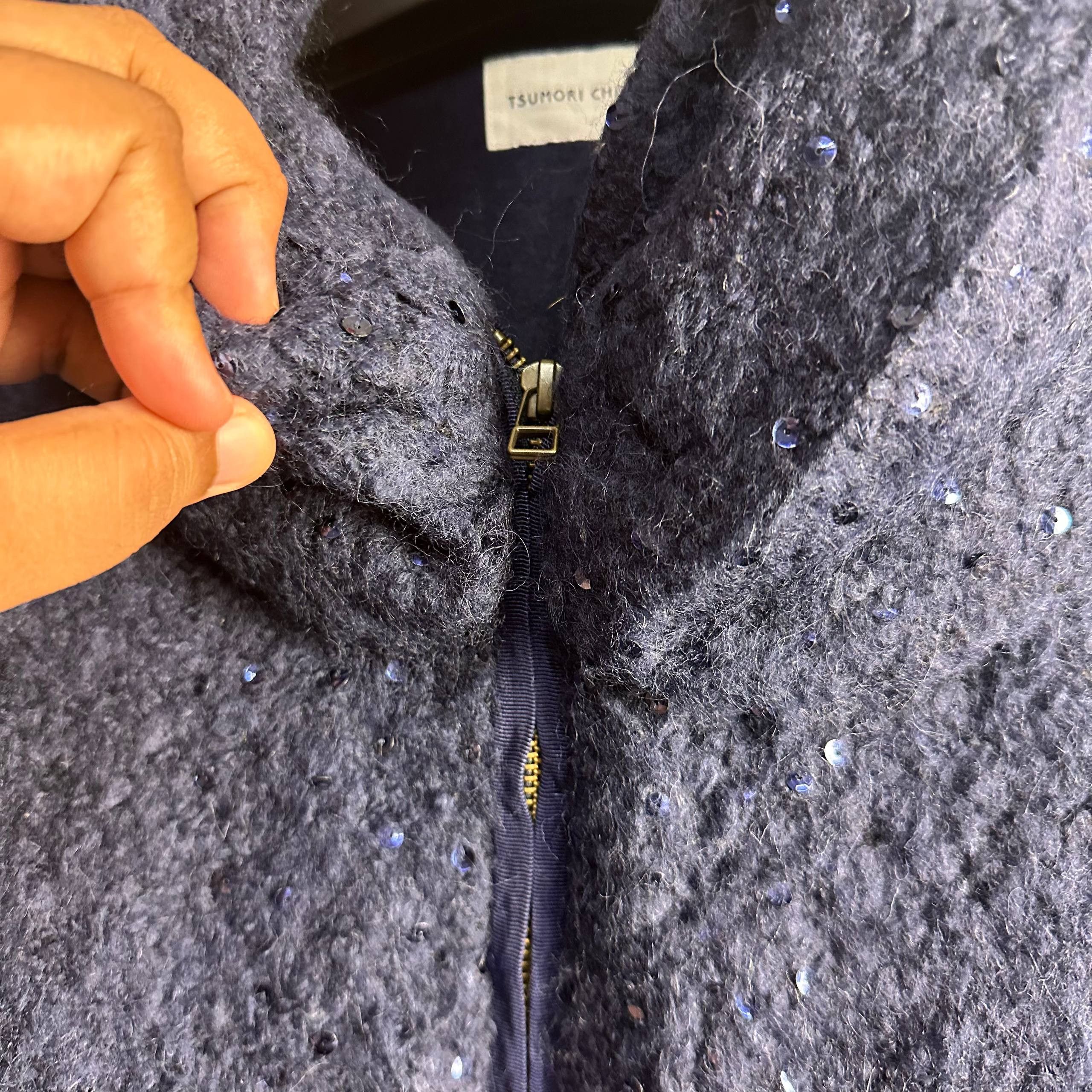 Issey Miyake Issey Miyake Tsumori Chisato Wool Blend Zip Jacket Size US M / EU 48-50 / 2 - 11 Thumbnail
