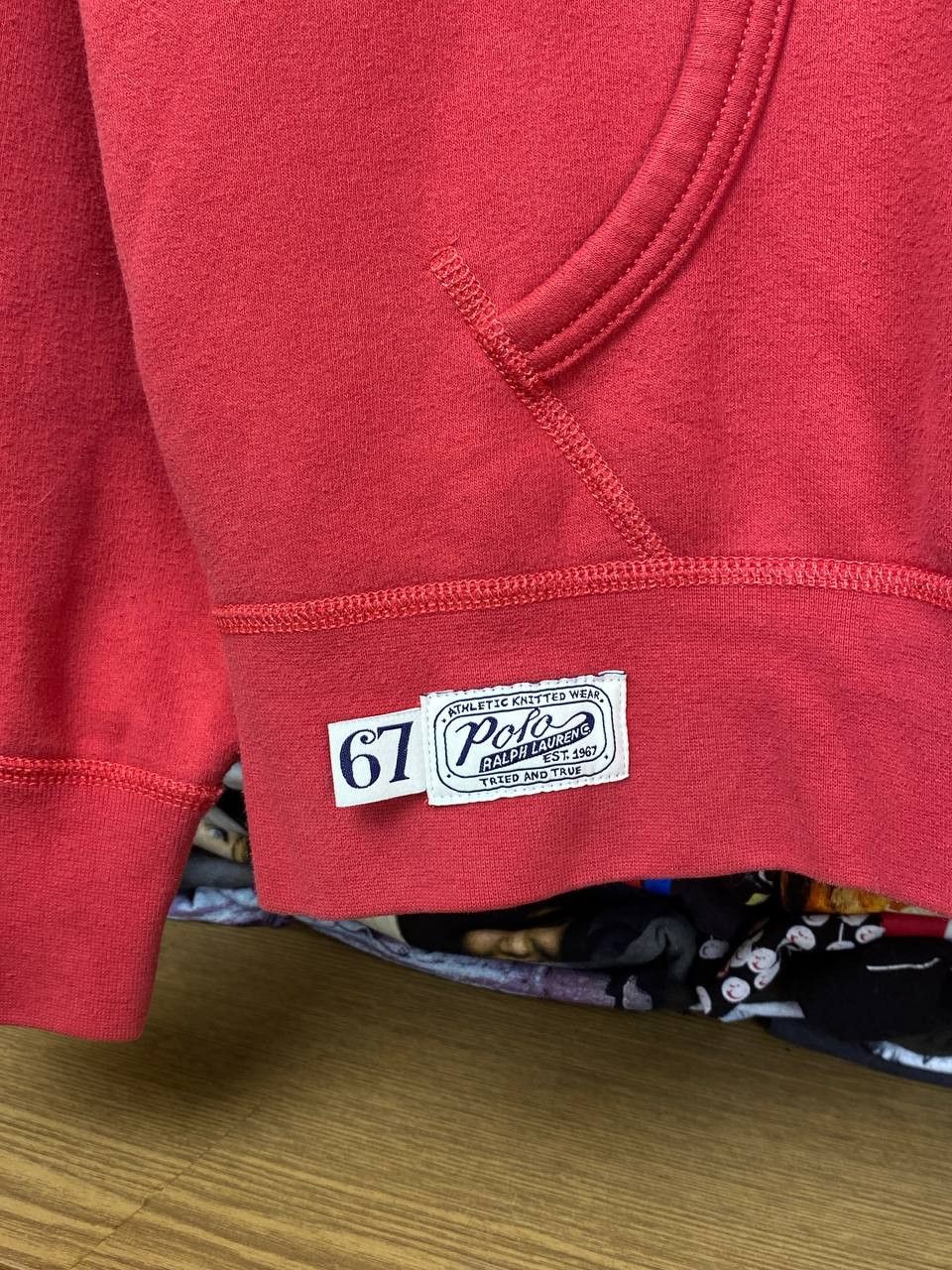 Polo Ralph Lauren × Vintage Polo Ralph Lauren Spellout Hoodie Size US M / EU 48-50 / 2 - 7 Thumbnail