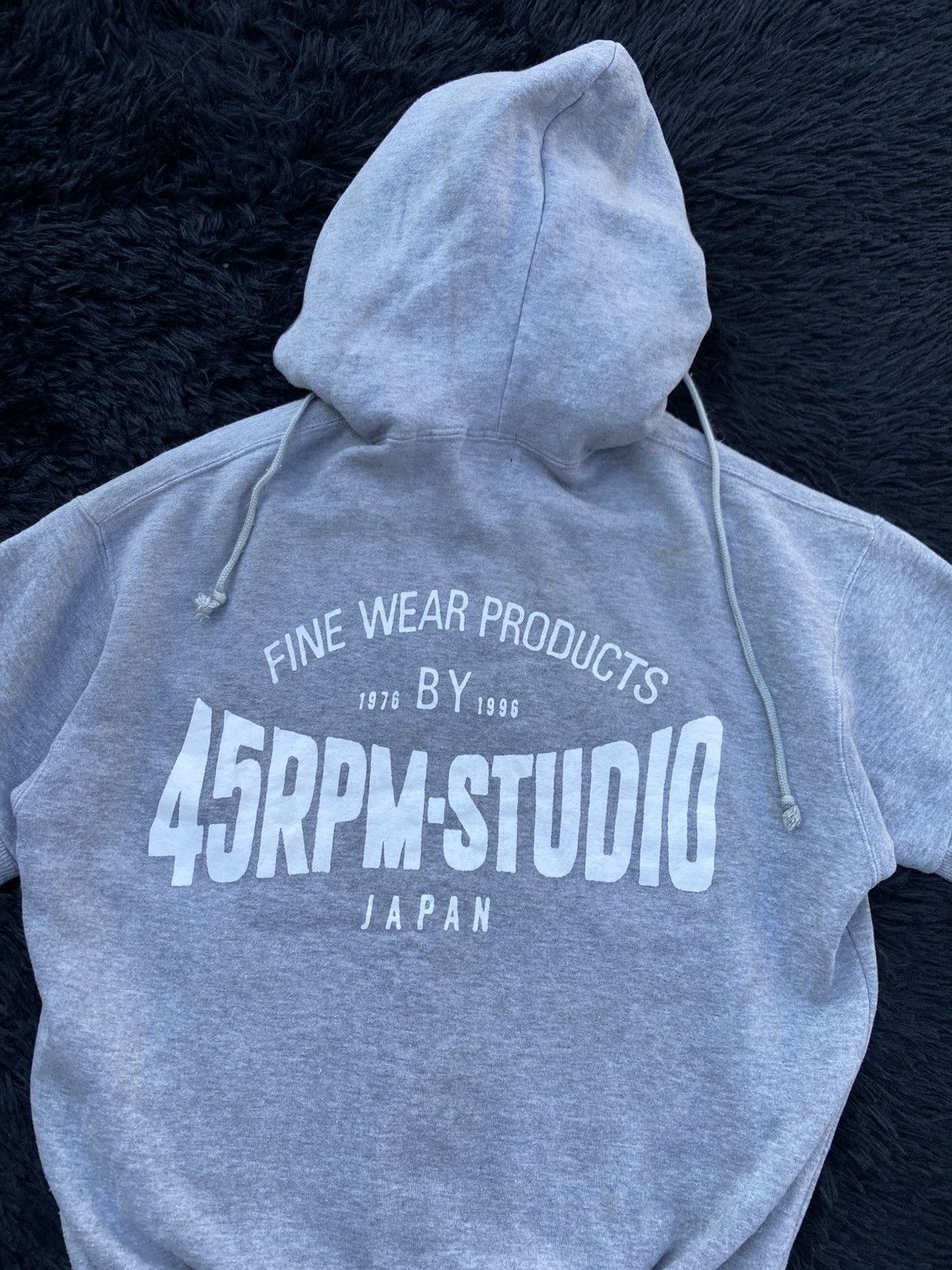 45rpm Rare Vintage 45RPM Studio Short Sleeve Sweater Hoodie Size US S / EU 44-46 / 1 - 6 Thumbnail