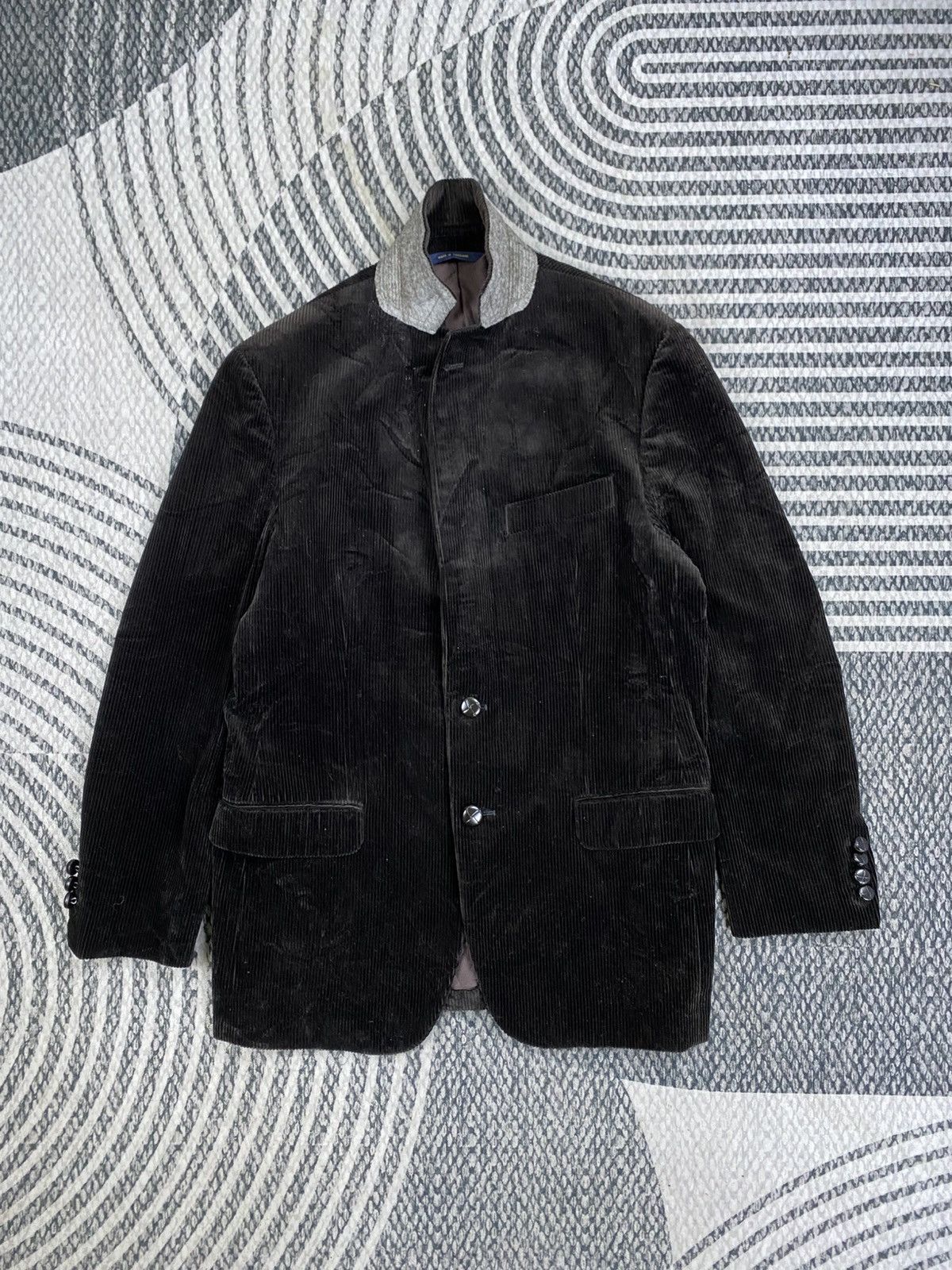 Brooks Brothers Vintage Brooks Brothers Dark Brown Corduroy Style Blazer Size US M / EU 48-50 / 2 - 6 Thumbnail