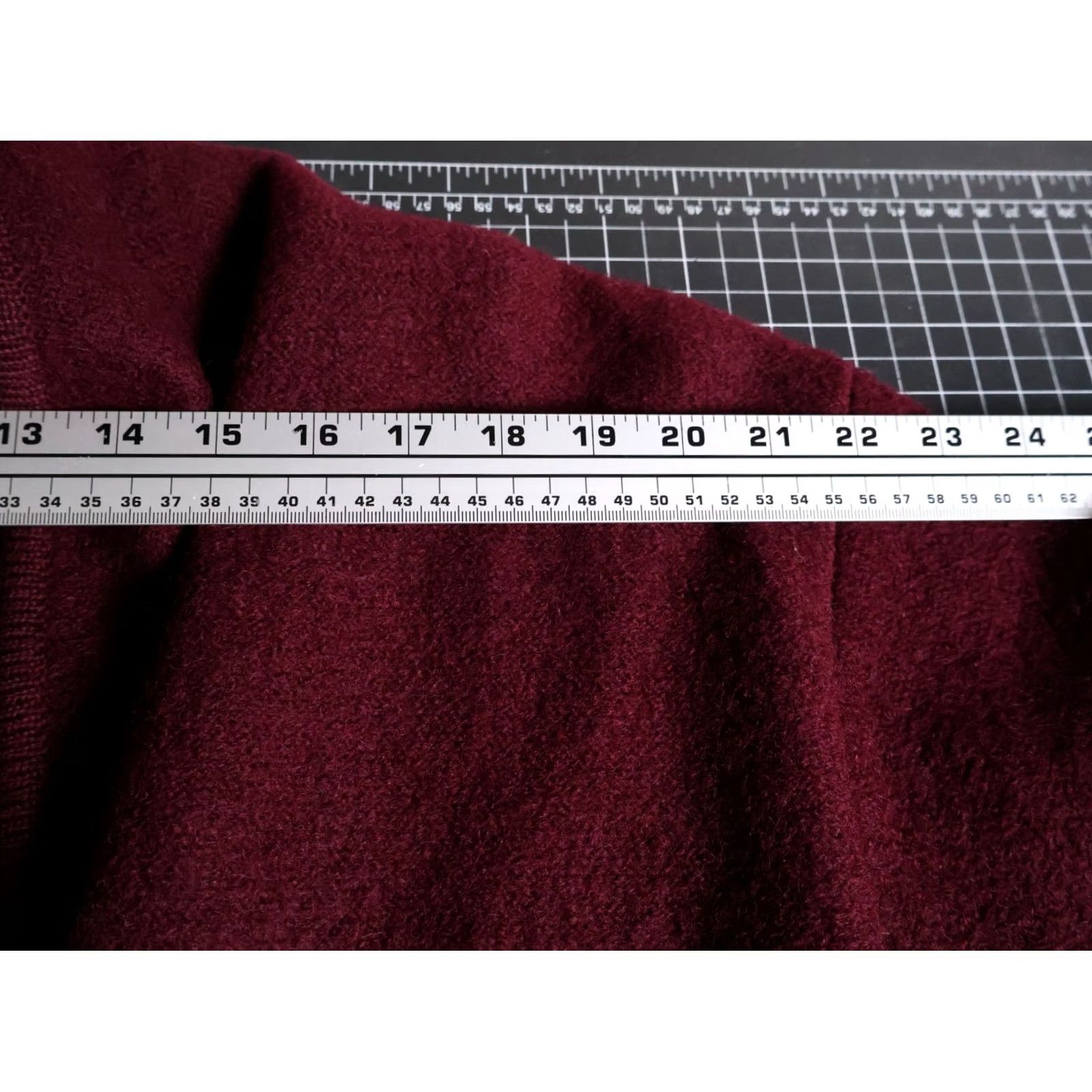 Jim Thompson VINTAGE Norm Thompson Cardigan Sweater Wool Dark Red Shawl Collar Womens XL Classic Retro Size XL / US 12-14 / IT 48-50 - 7 Thumbnail